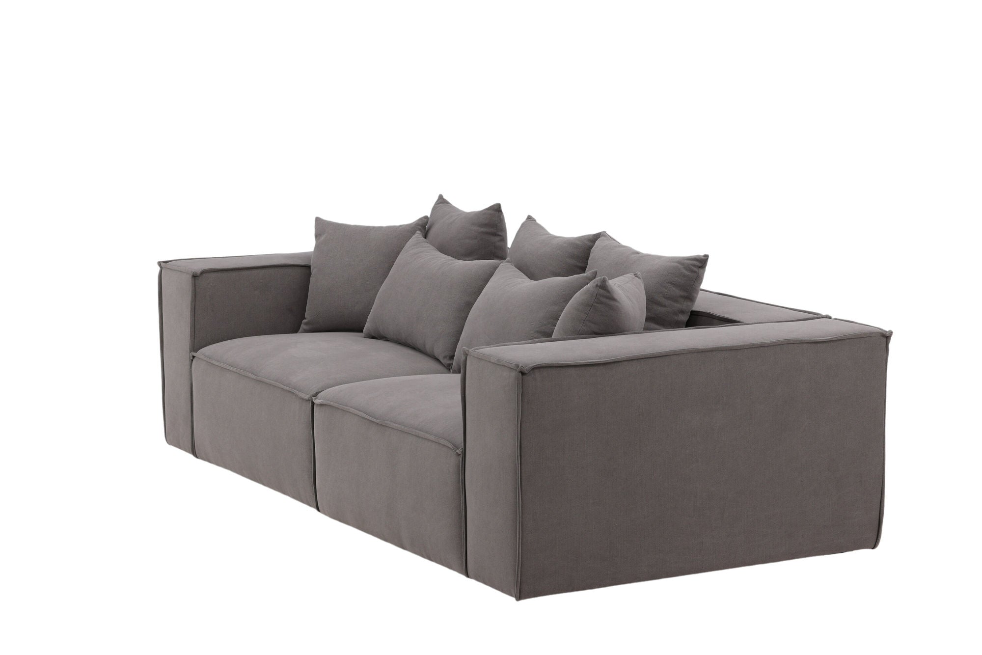 Vind Gillholmen Sofa - Grey / Grey Linen