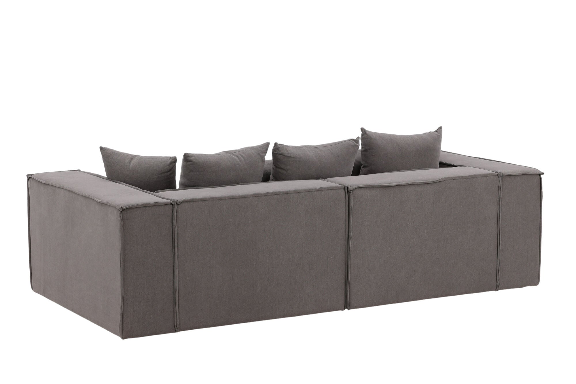 Vind Gillholmen Sofa - Grey / Grey Linen