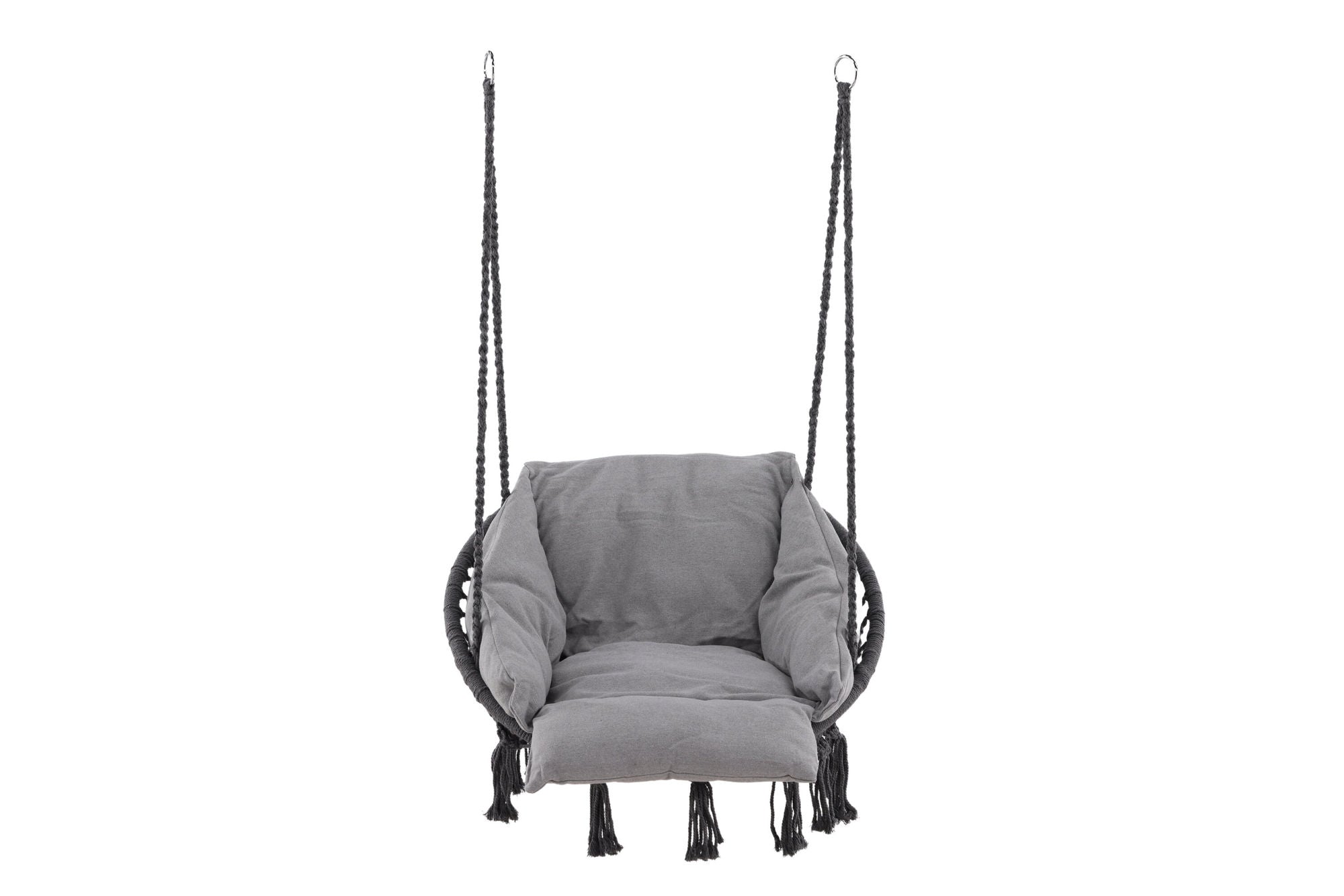 Venture Home Hamtic Swing Steel/Fabric - Grey / w pillows