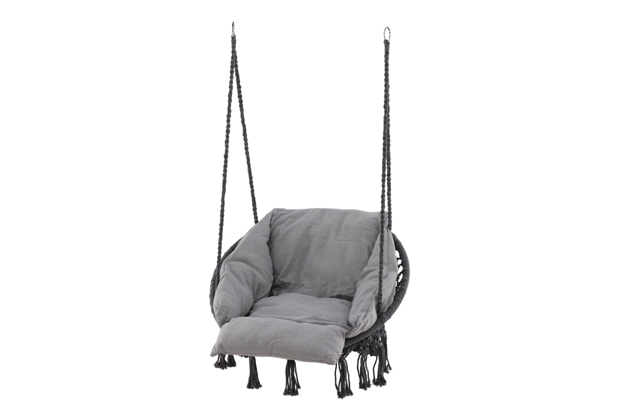 Venture Home Hamtic Swing Steel/Fabric - Grey / w pillows