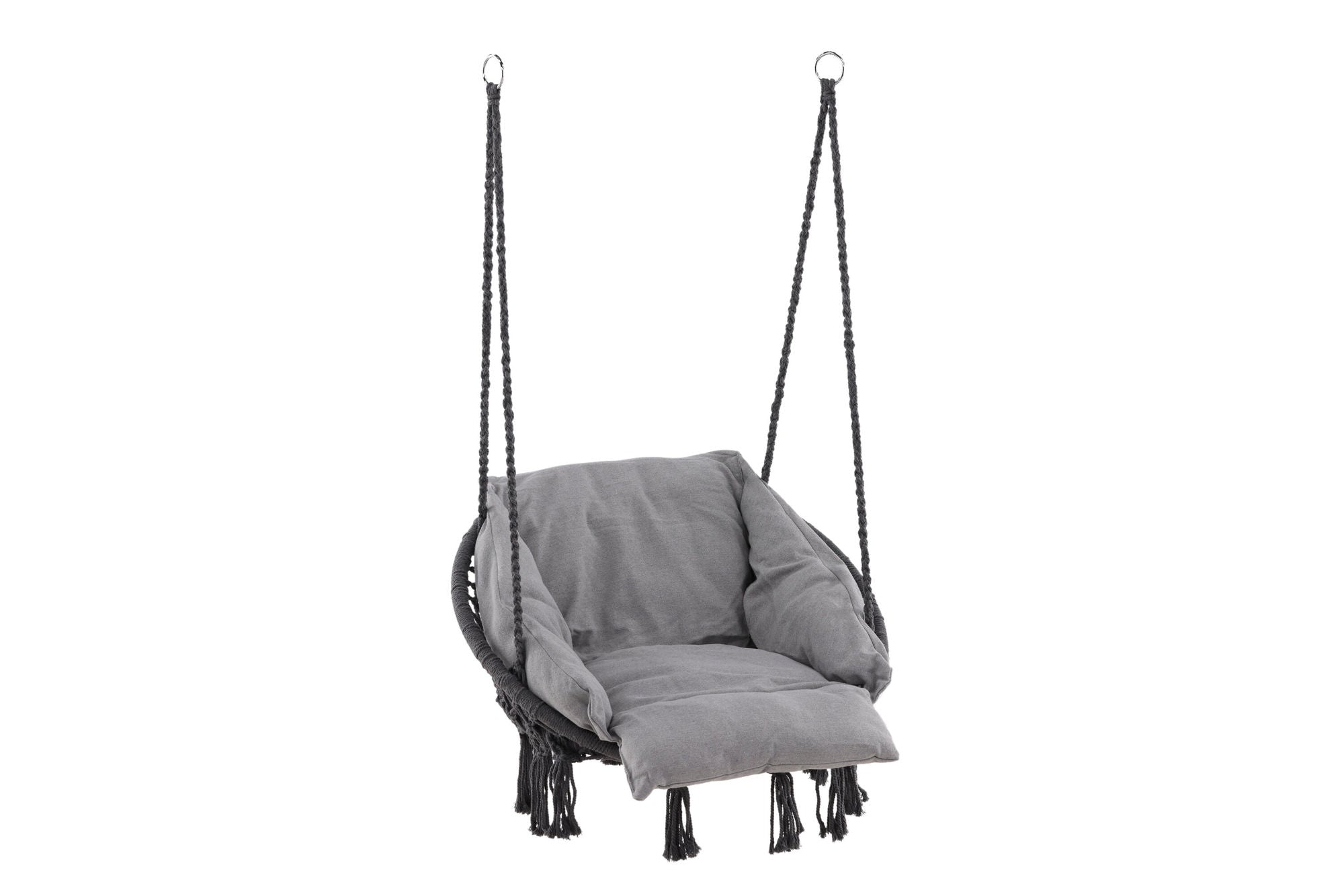Venture Home Hamtic Swing Steel/Fabric - Grey / w pillows