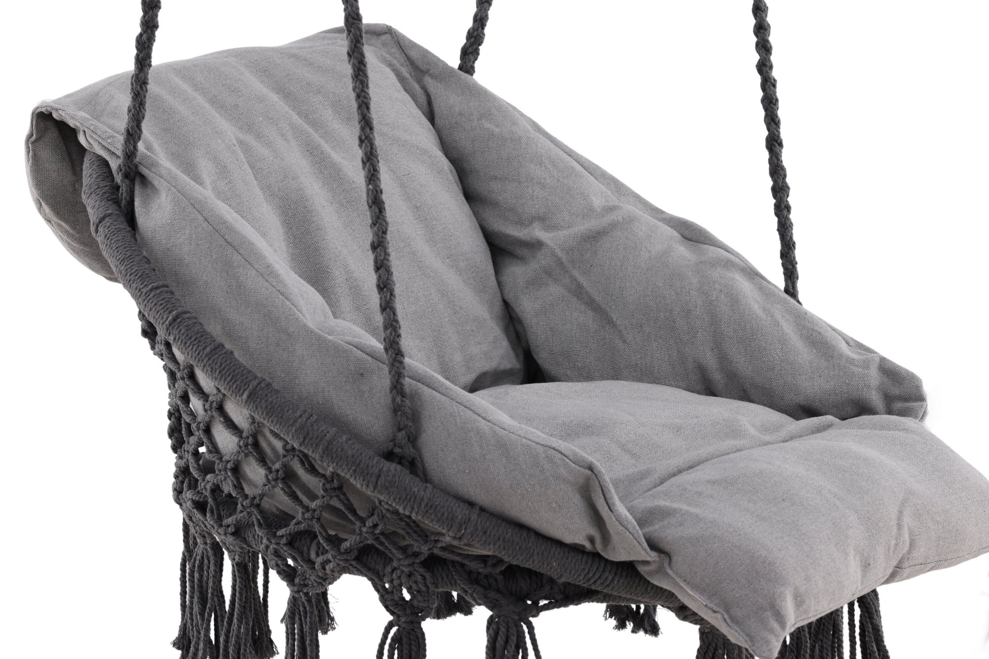 Venture Home Hamtic Swing Steel/Fabric - Grey / w pillows
