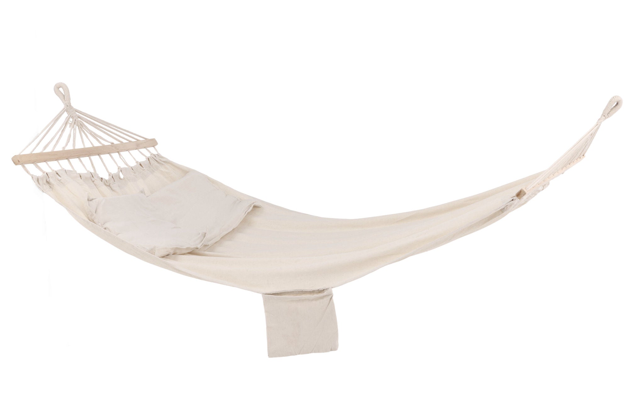 Venture Home Anini Hammock Wood/fabric - White /