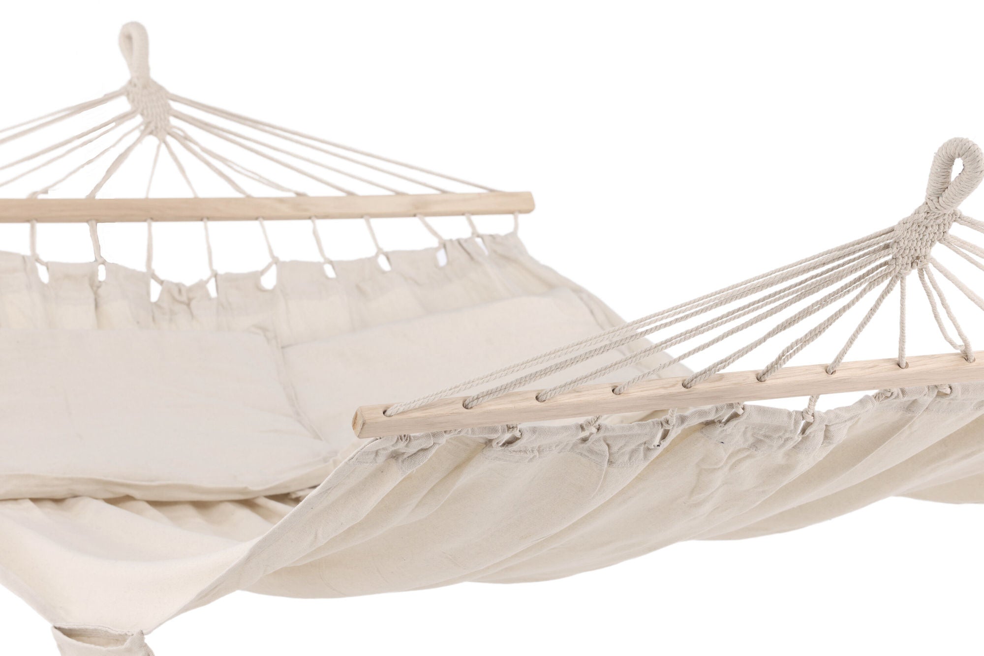 Venture Home Anini Hammock Wood/fabric - White /
