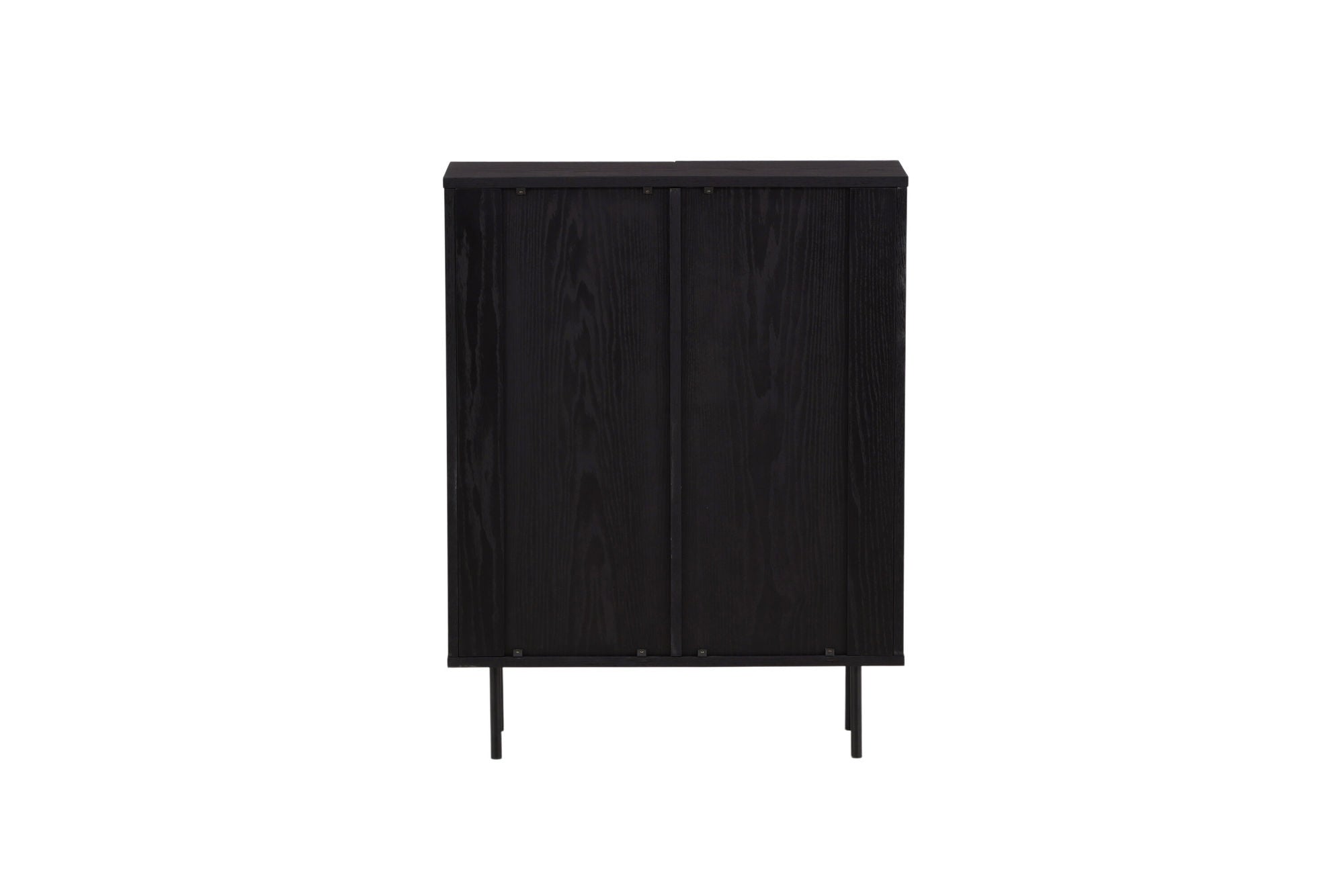 Vind Björkön High Skænk skab - Black / Oak/faneer