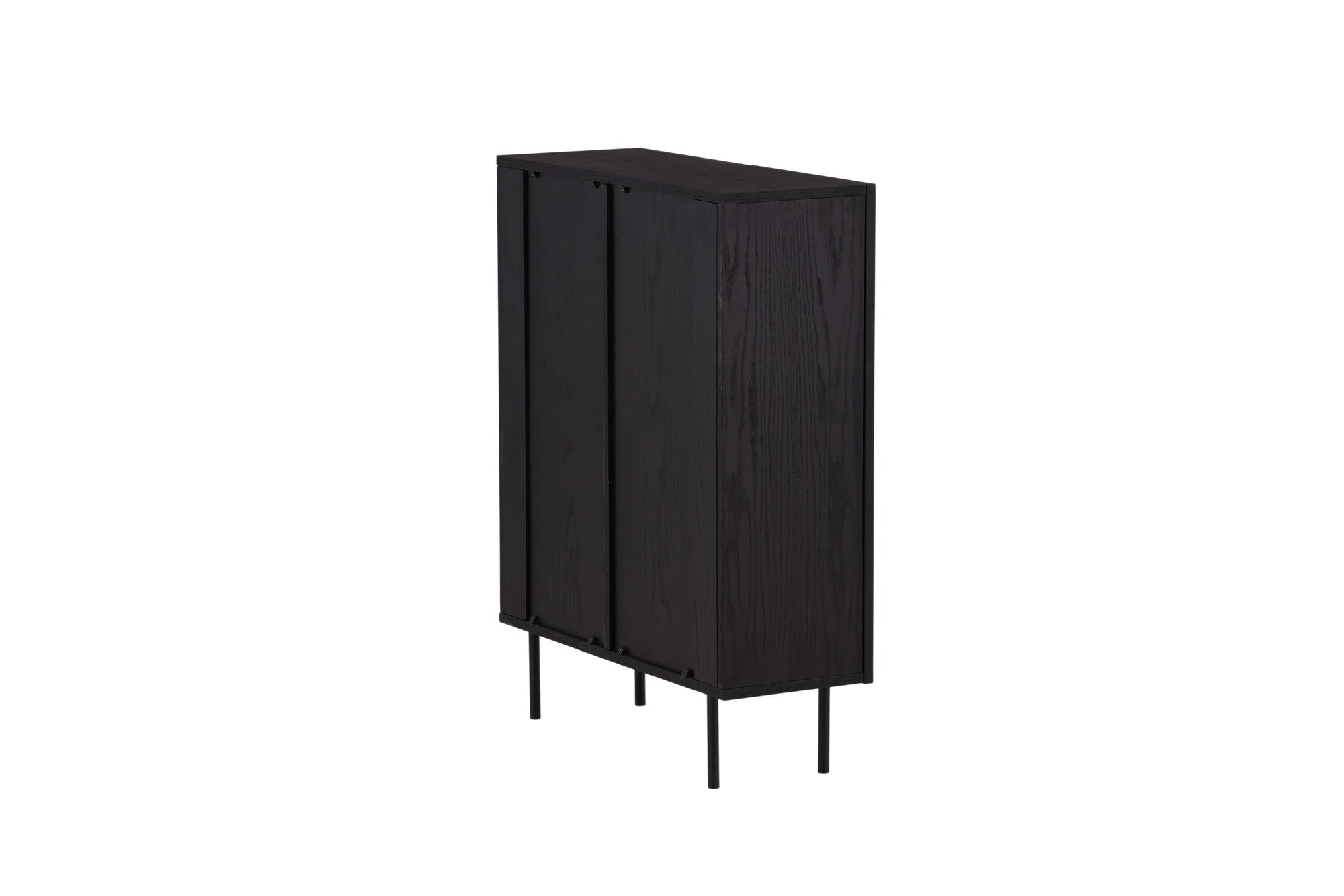 Vind Björkön High Skænk skab - Black / Oak/faneer