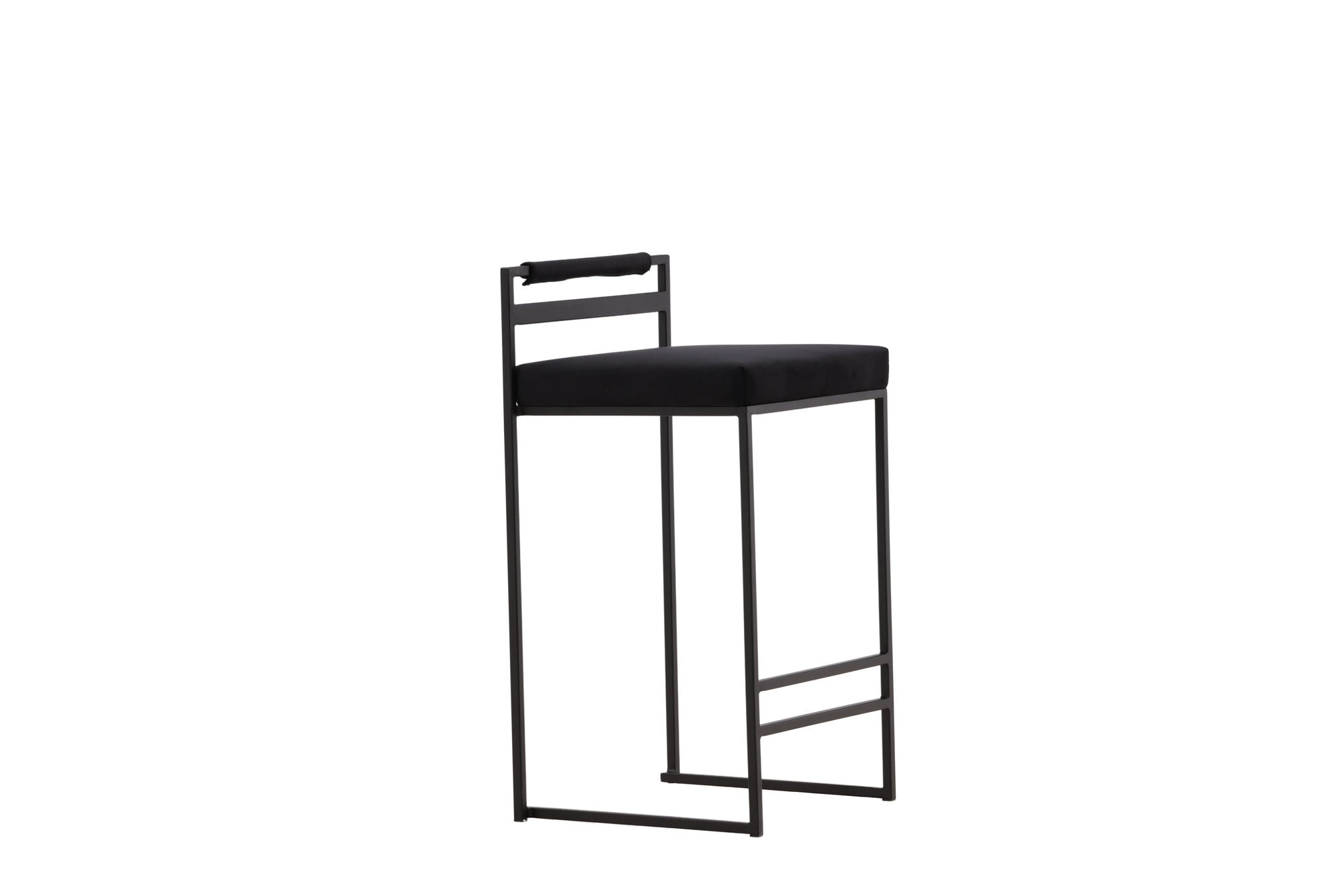 Venture Home Opelika Bar stol 2-pack - Black / Black Velvet
