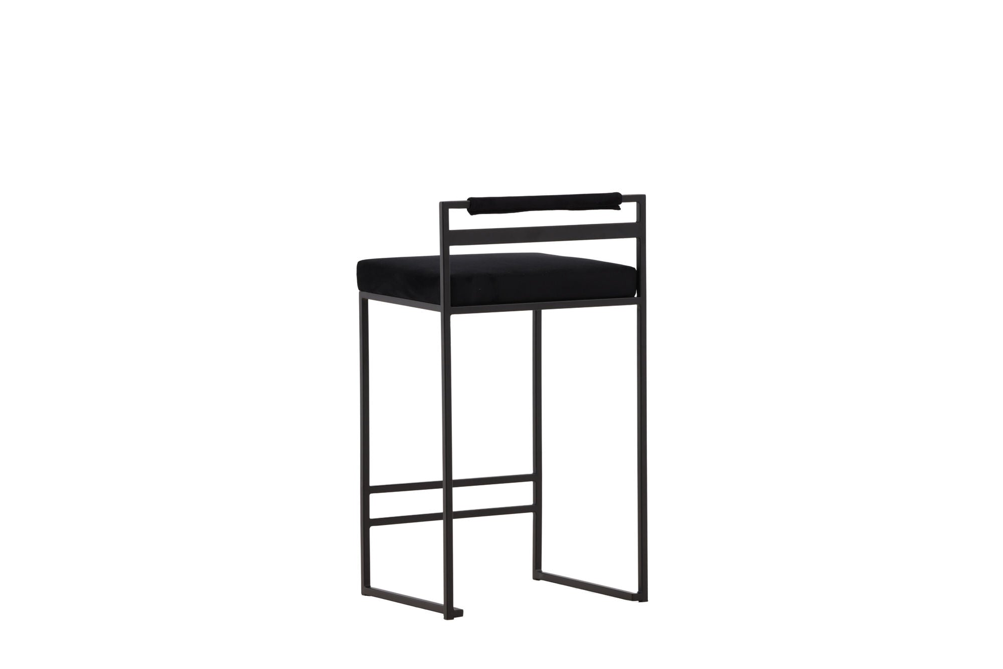 Venture Home Opelika Bar stol 2-pack - Black / Black Velvet