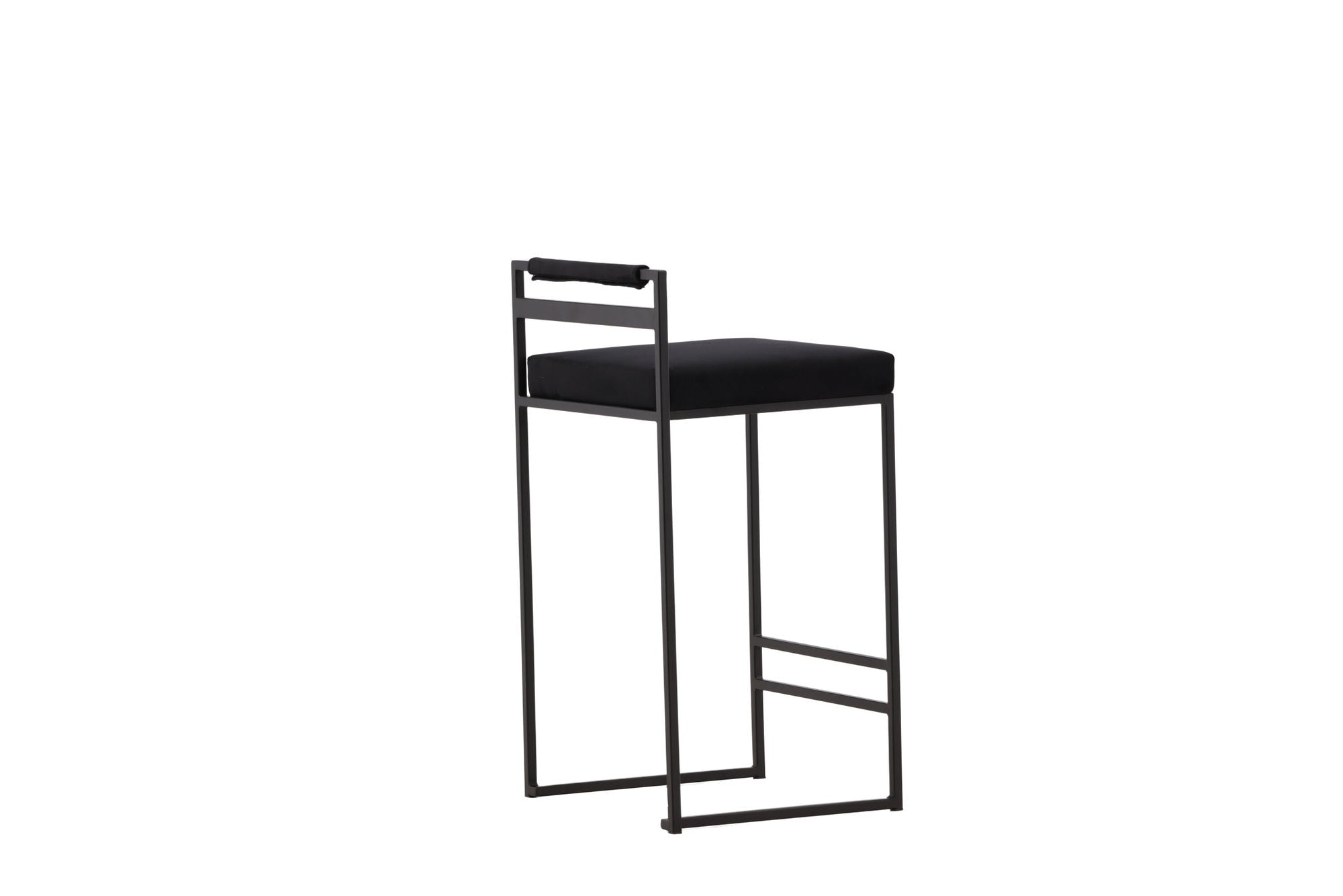 Venture Home Opelika Bar stol 2-pack - Black / Black Velvet