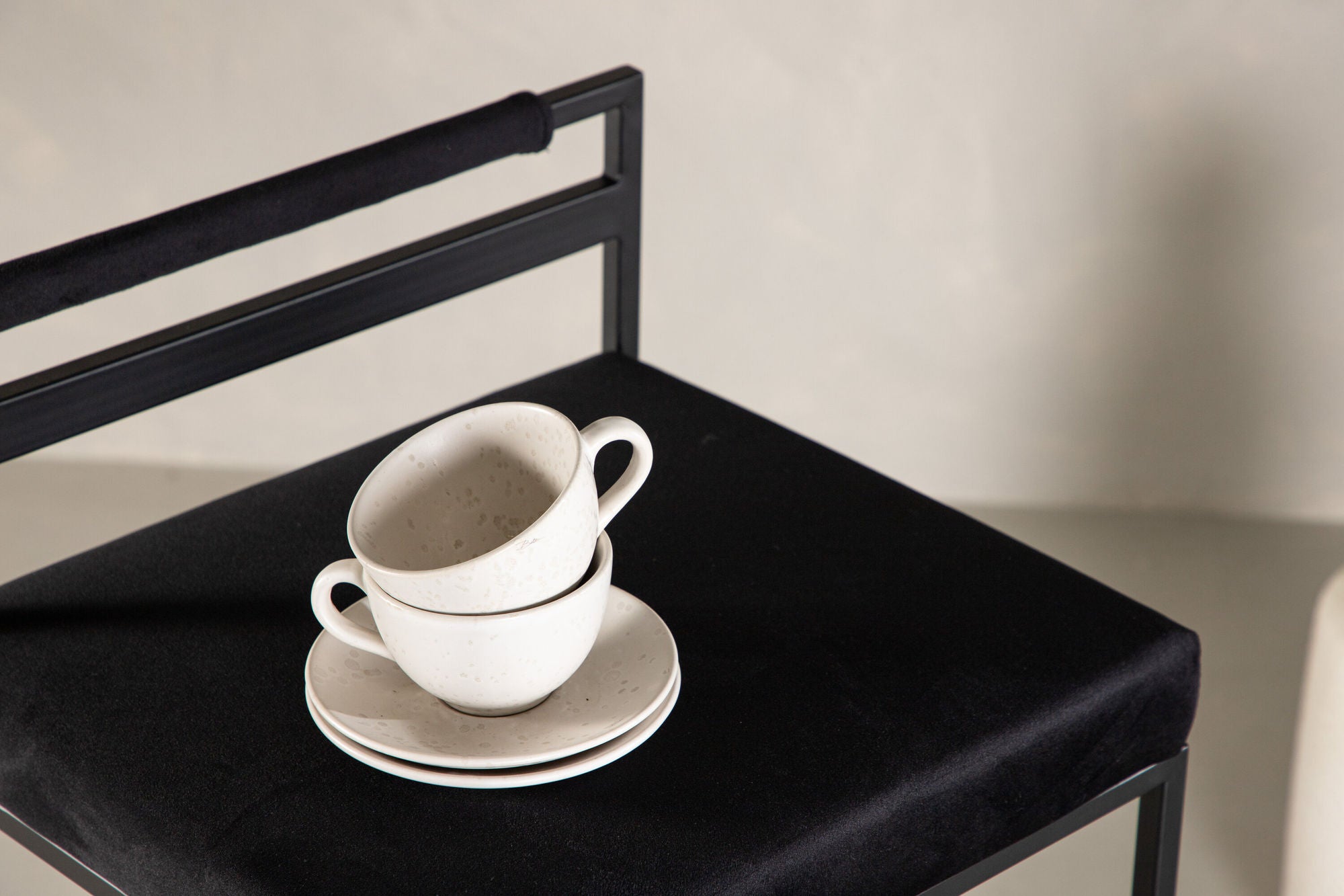Venture Home Opelika Bar stol 2-pack - Black / Black Velvet