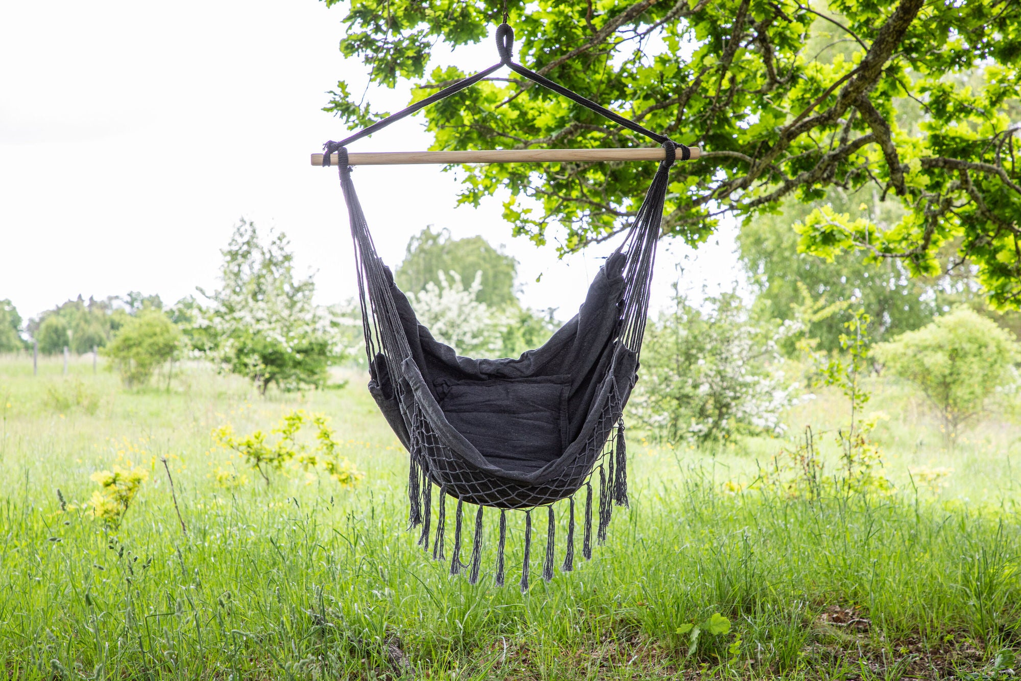Venture Home Culasi Swing Fabric - Grey / w pillows