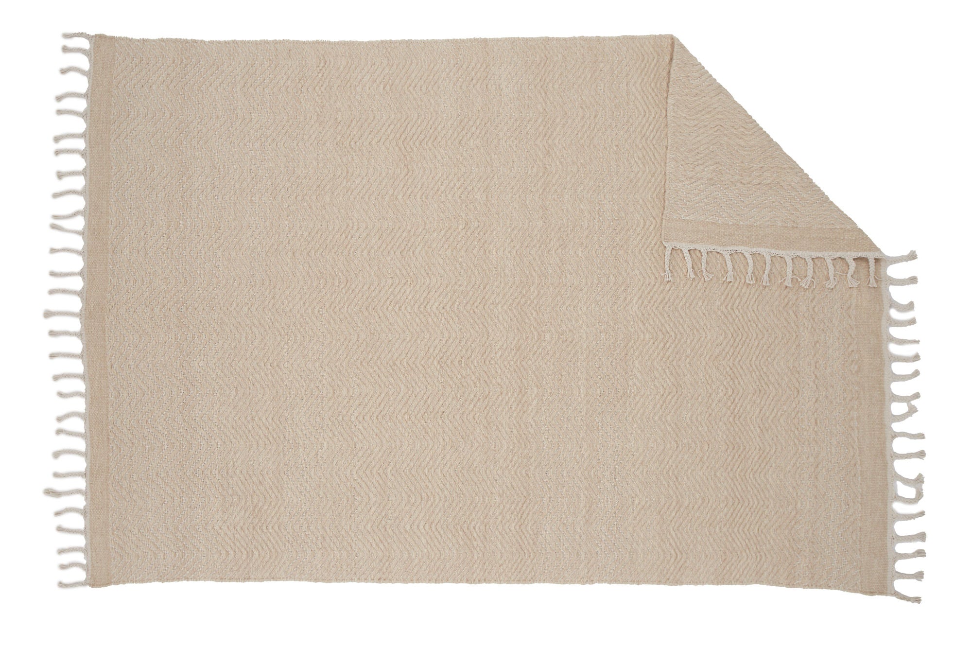 Venture Home Loke Wool /cotton mix - 230*160- -Rectangular-White/Beige