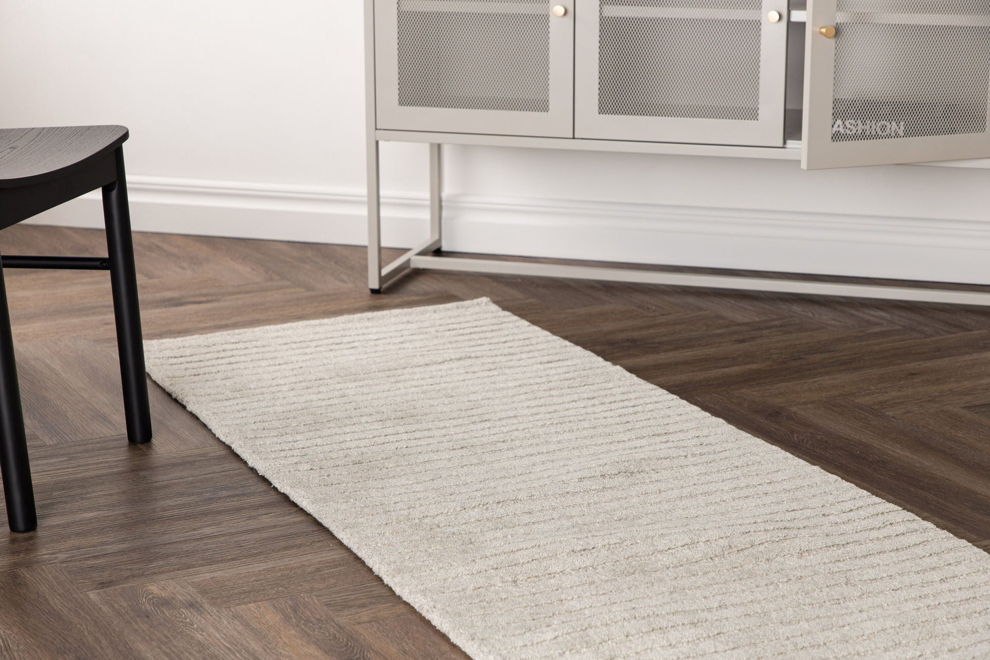 Venture Home Milton Wool/polyester/cotton - 200*70- -Rectangular-Light grey