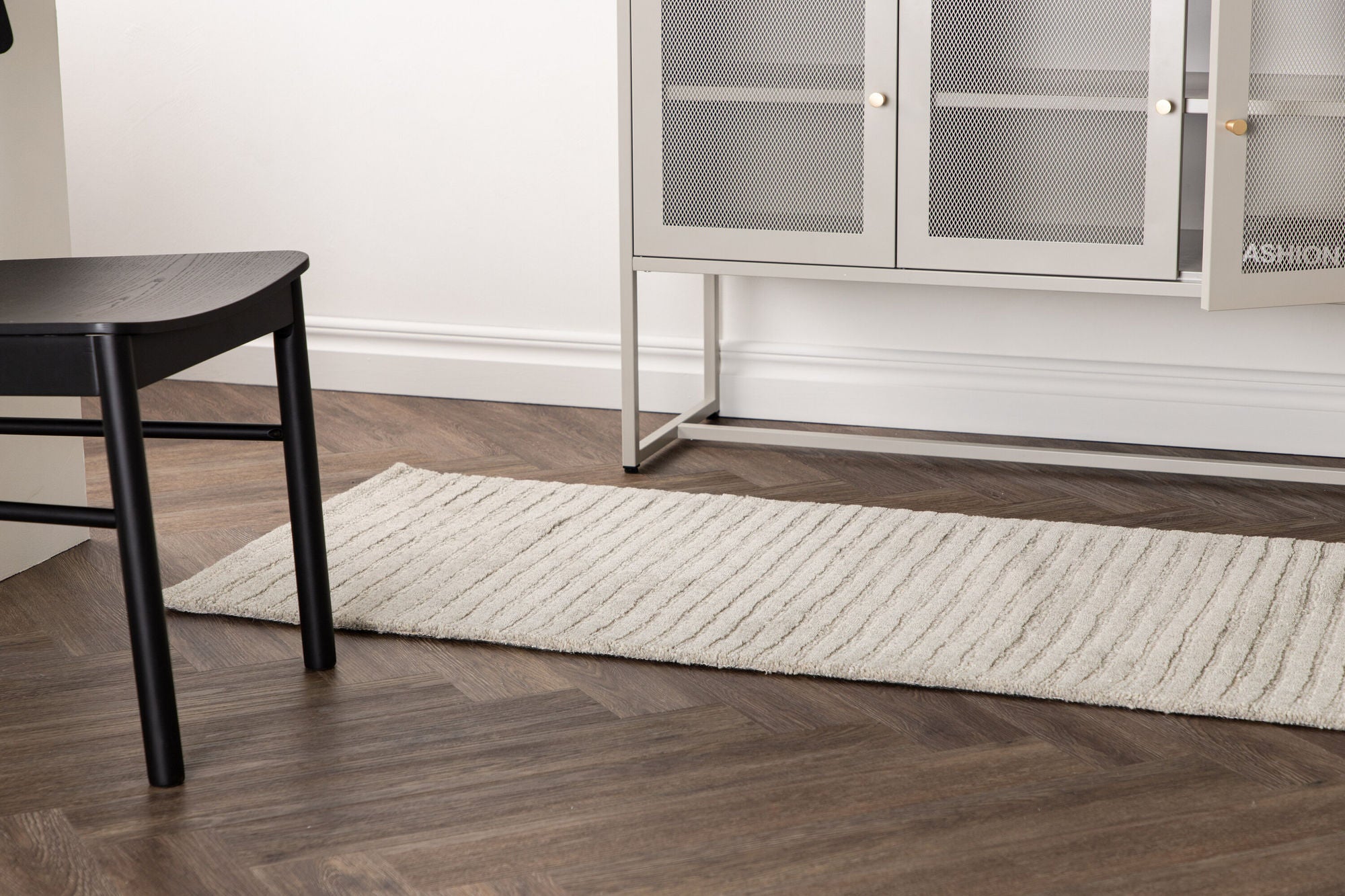 Venture Home Milton Wool/polyester/cotton - 200*70- -Rectangular-Light grey
