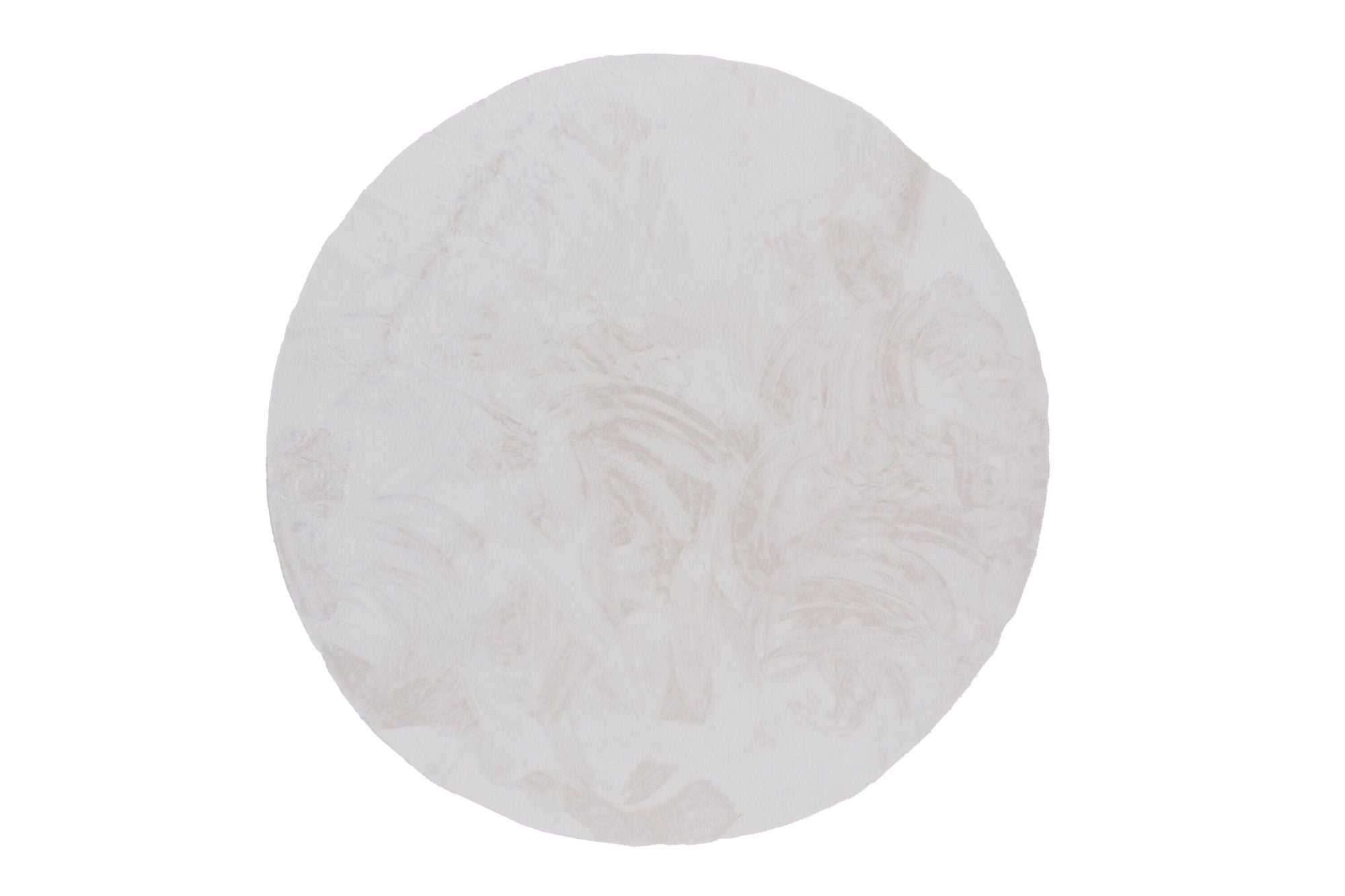Venture Home Nina Polyester - 200*200- -rund-White