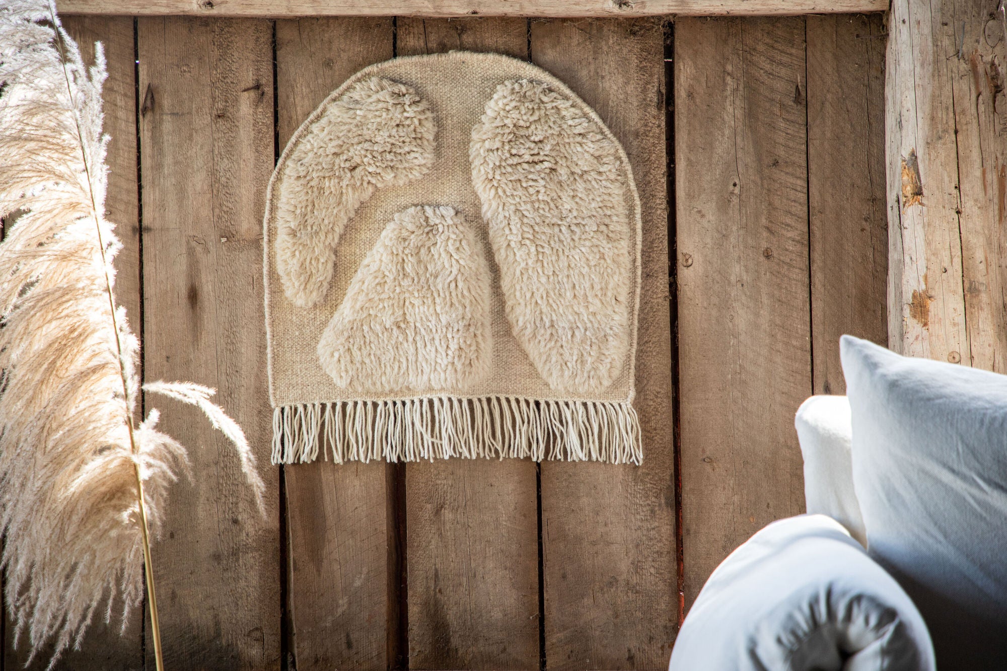 Vind Jakobsö Wall Hanging - Offwhite / Offwhite
