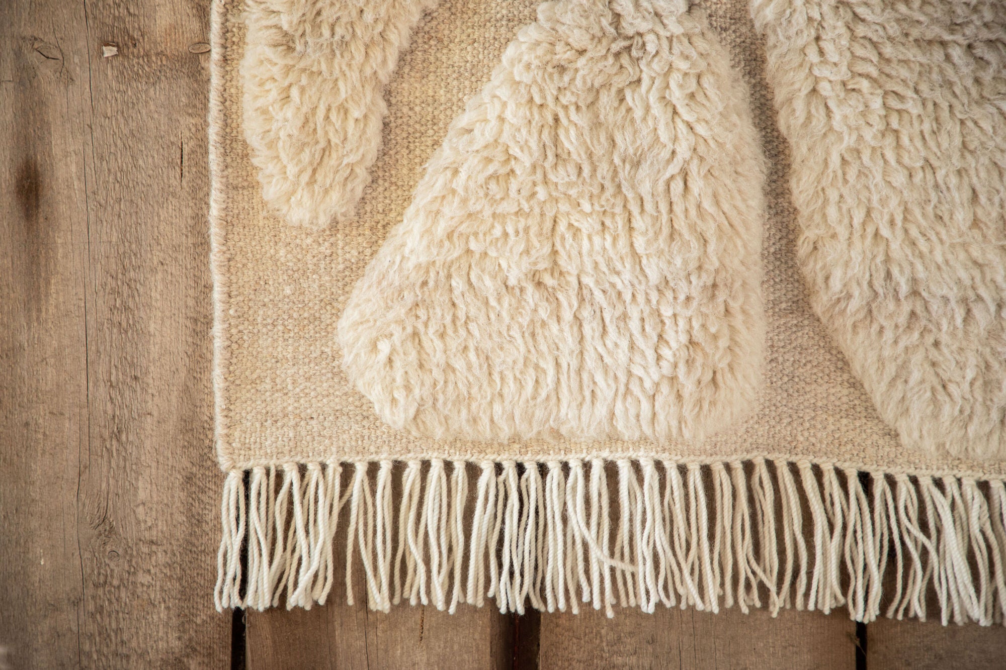 Vind Jakobsö Wall Hanging - Offwhite / Offwhite