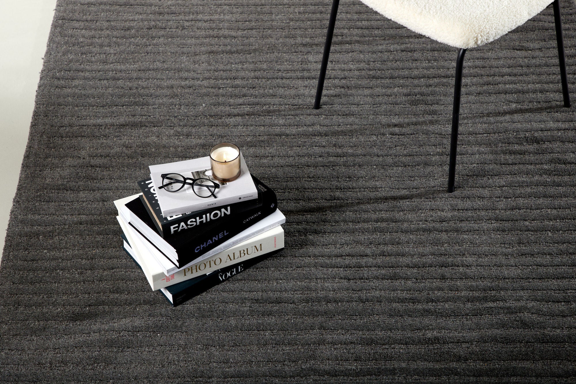 Venture Home Milton Wool/polyester/cotton - 230*160- -Rectangular-Dark grey