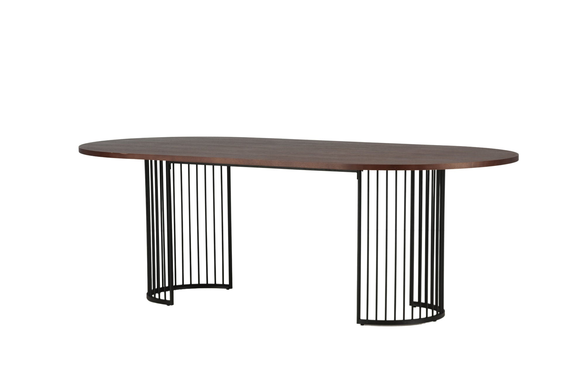Vind Hamneskär spisebord - Dark Walnut / Wood