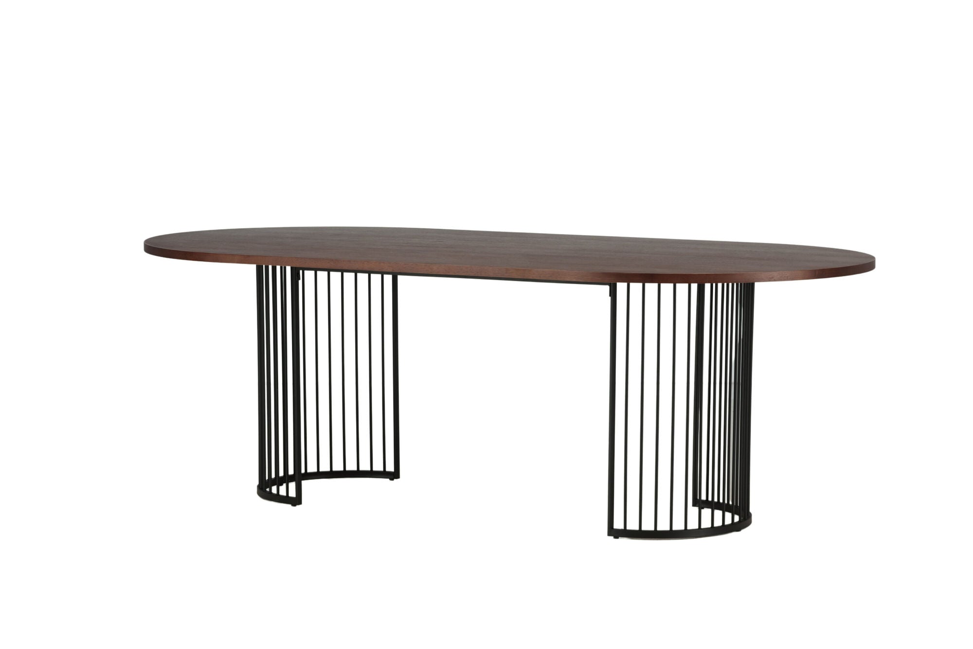 Vind Hamneskär spisebord - Dark Walnut / Wood