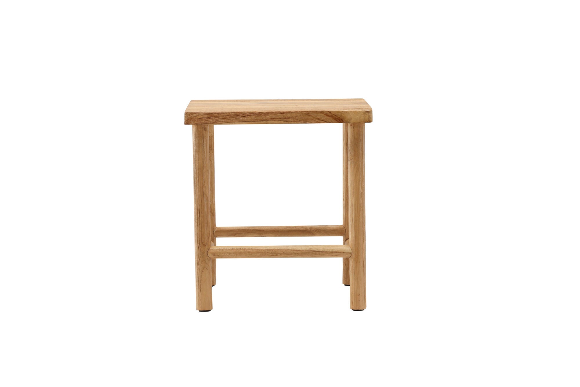 Vind Noster Pouf - Whitewash / Wood