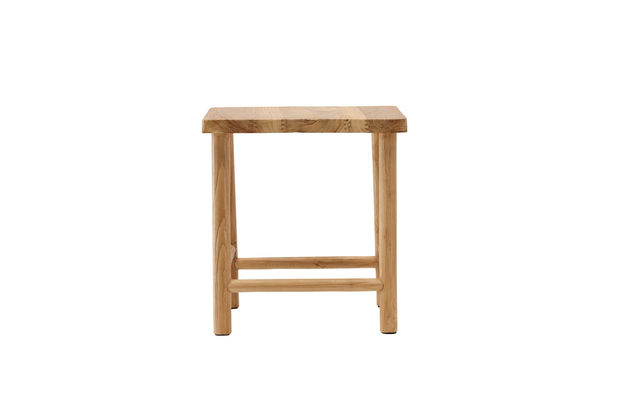 Vind Noster Pouf - Whitewash / Wood