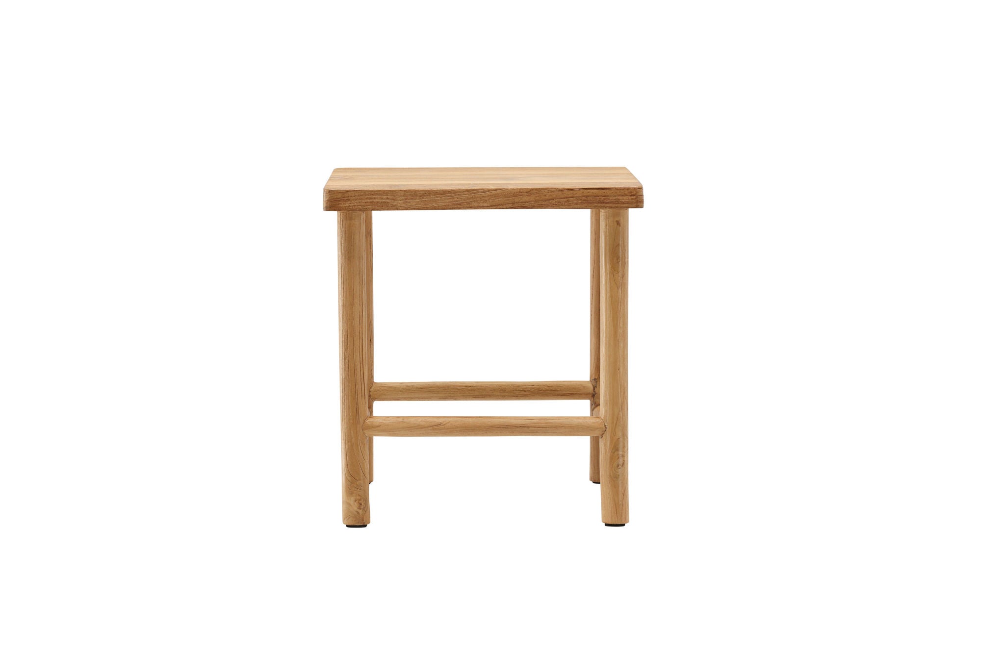 Vind Noster Pouf - Whitewash / Wood