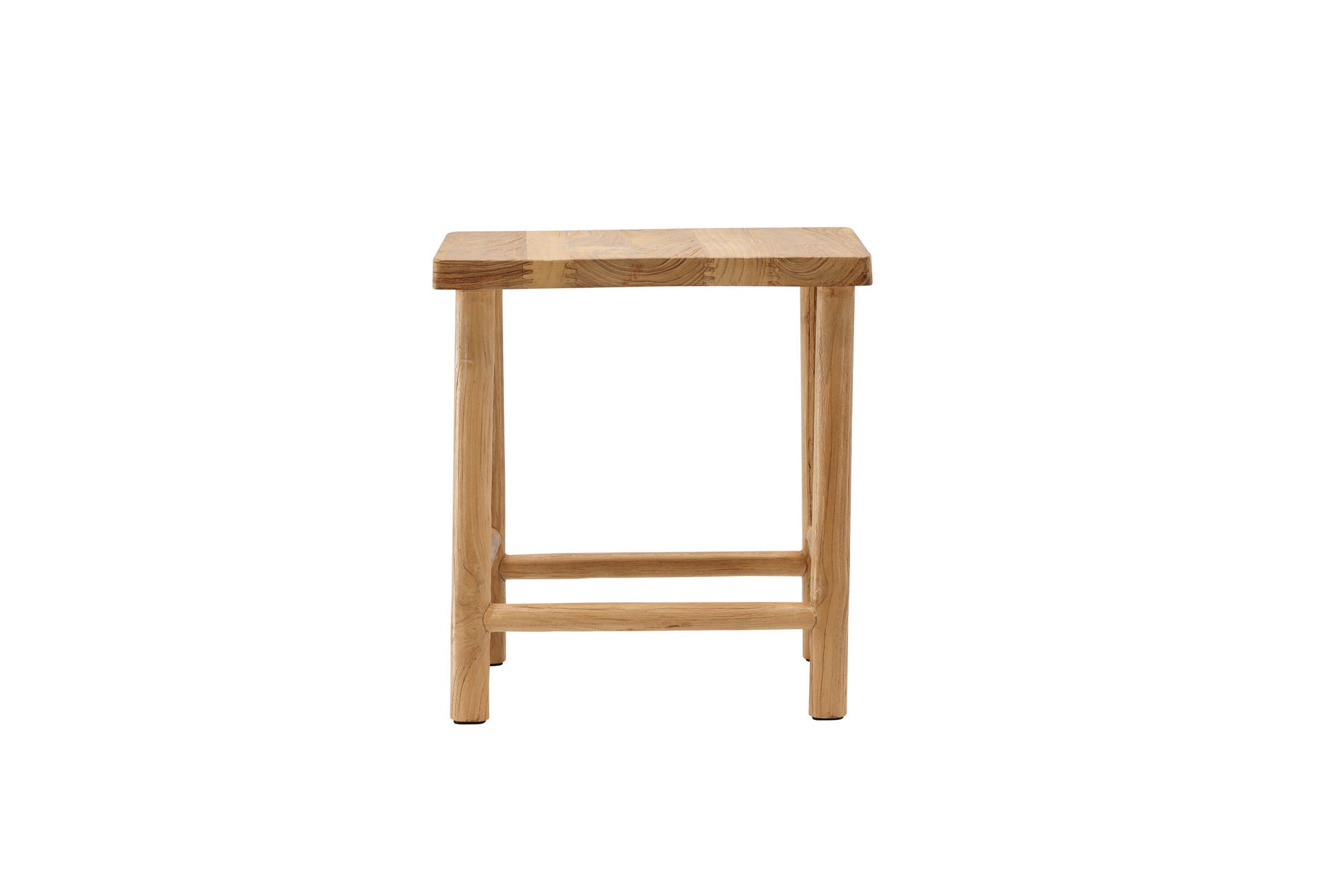 Vind Noster Pouf - Whitewash / Wood