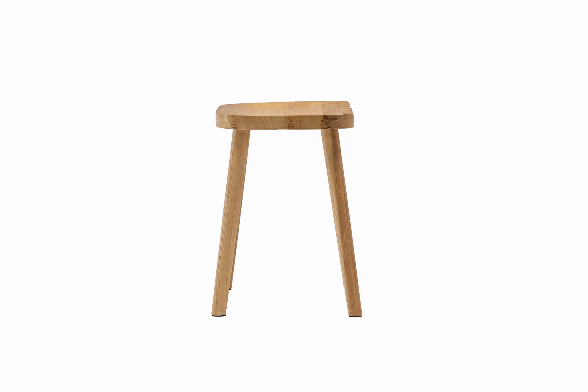 Vind Orust Pouf - Whitewash / Wood