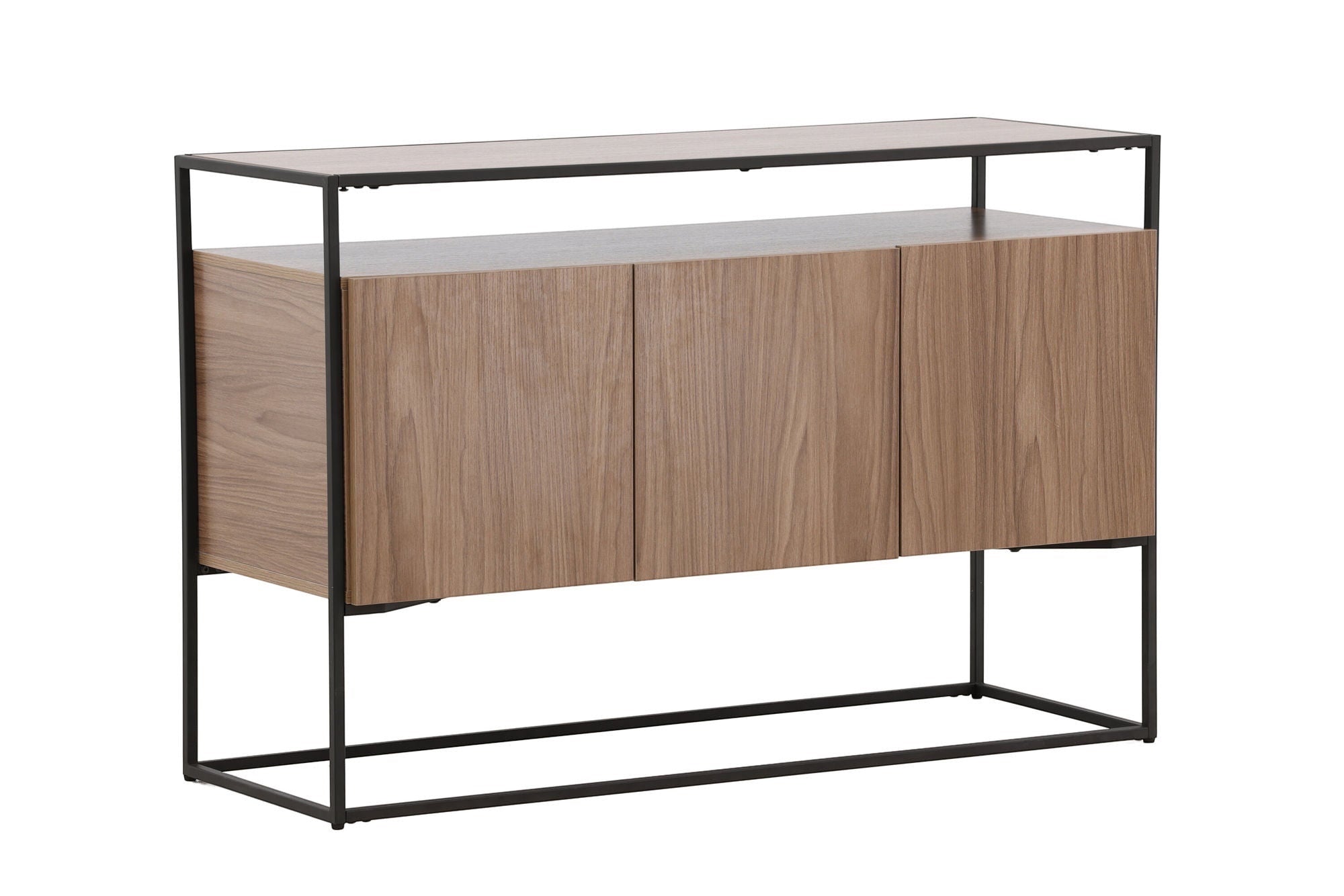 Venture Home Kingsport skab - Black / Walnut MDF