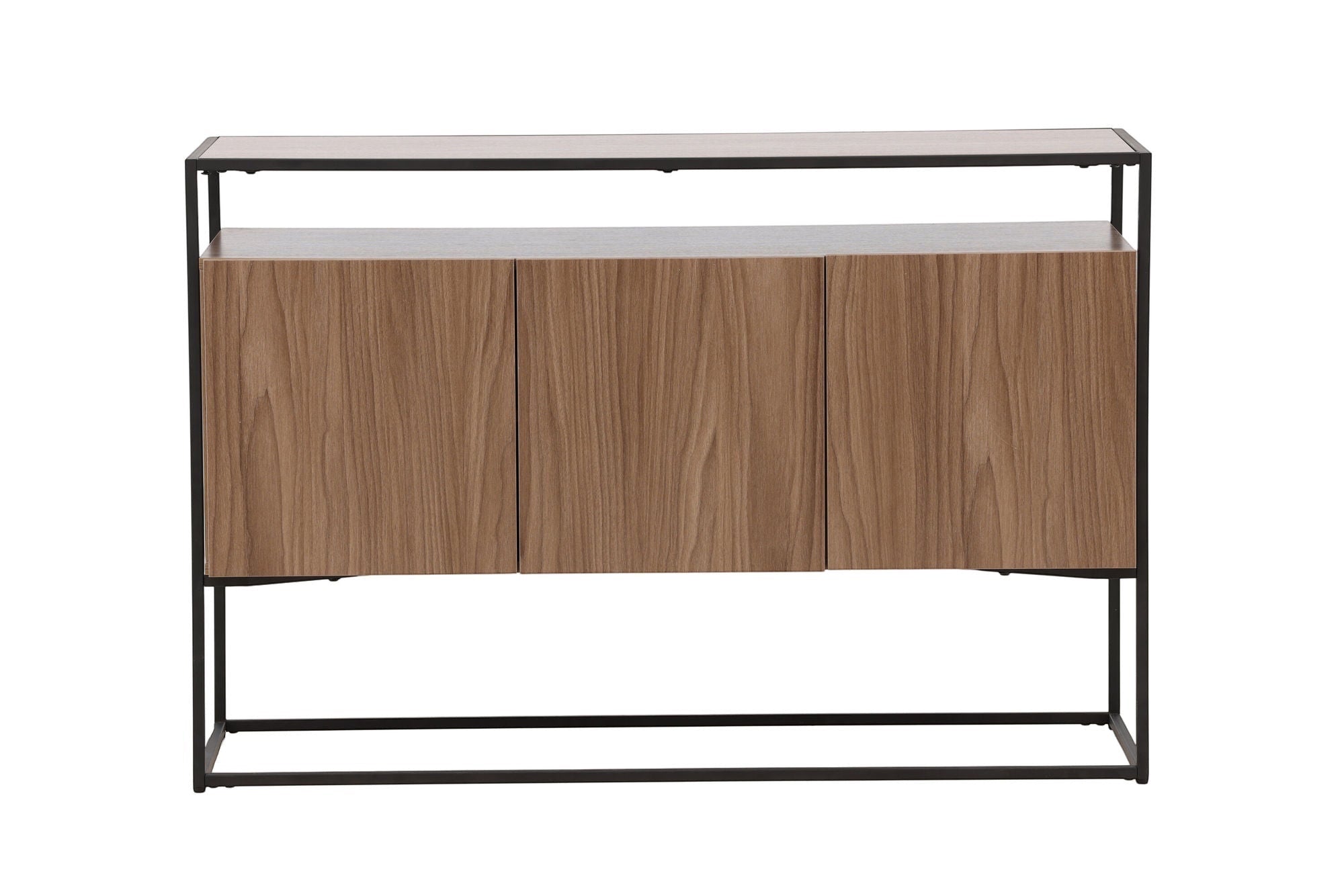 Venture Home Kingsport skab - Black / Walnut MDF