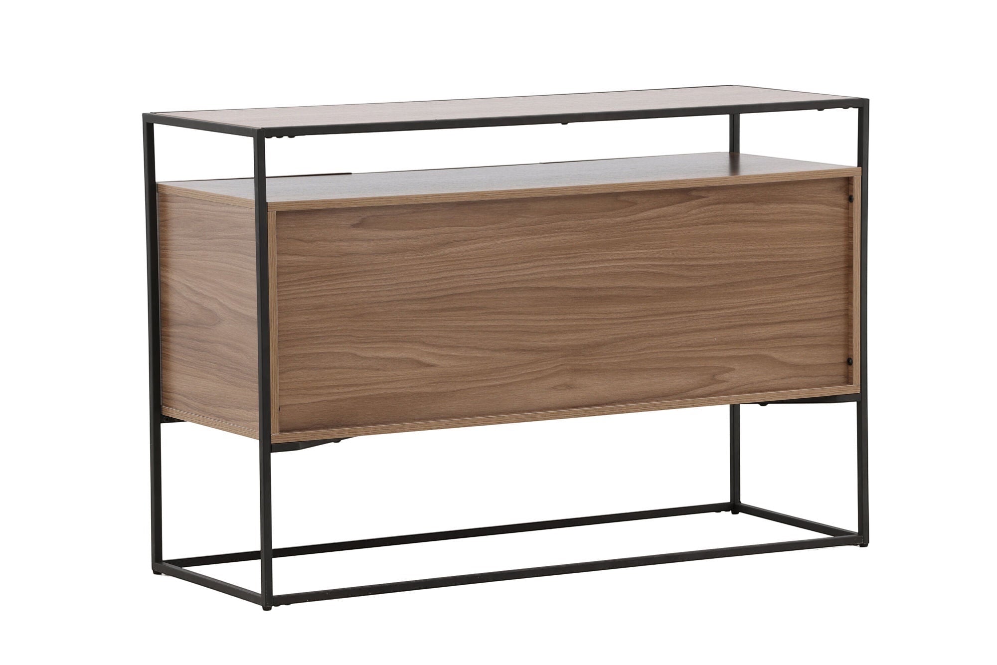 Venture Home Kingsport skab - Black / Walnut MDF