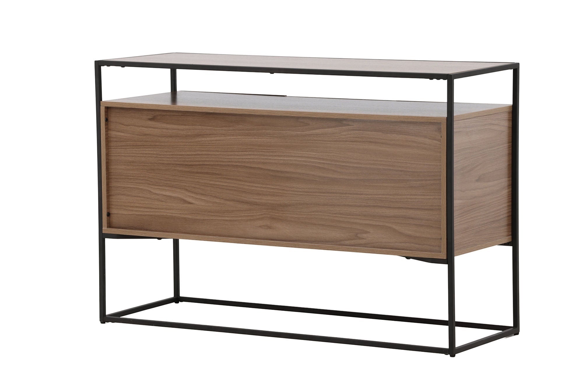 Venture Home Kingsport skab - Black / Walnut MDF