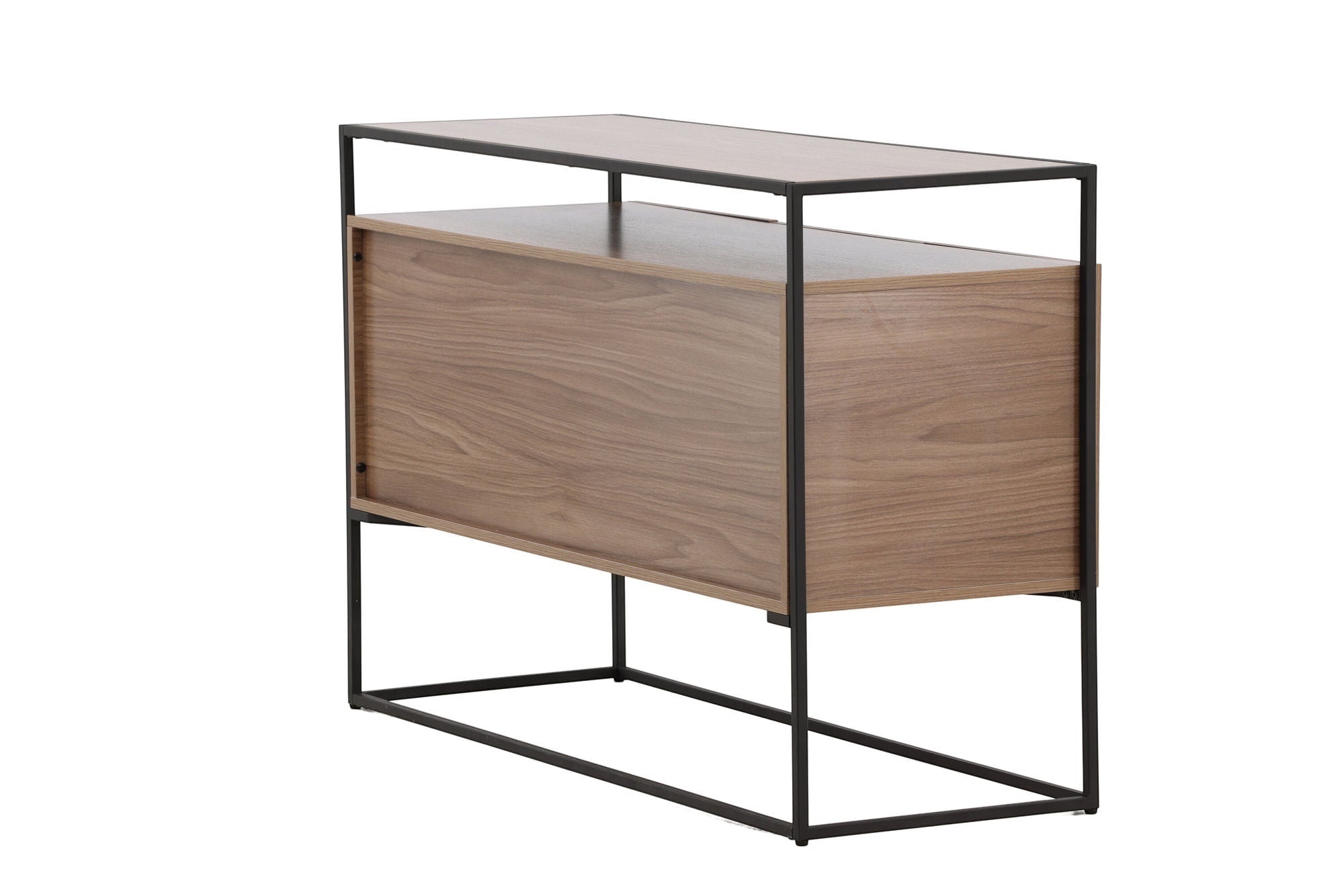 Venture Home Kingsport skab - Black / Walnut MDF