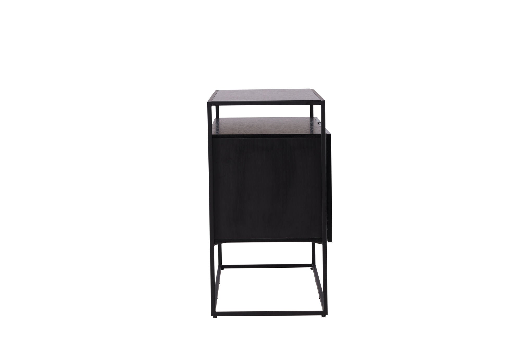 Venture Home Kingsport skab - Black / Smoked Black MDF