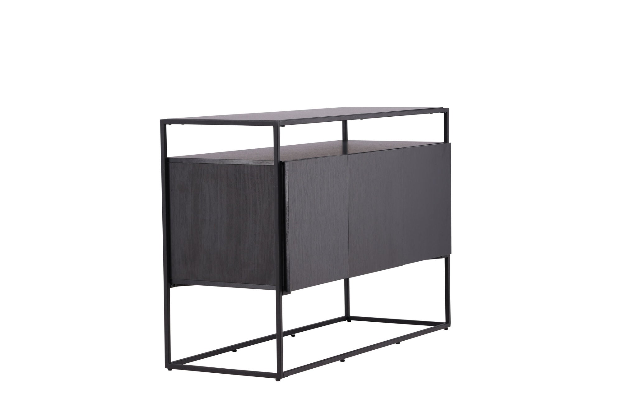 Venture Home Kingsport skab - Black / Smoked Black MDF