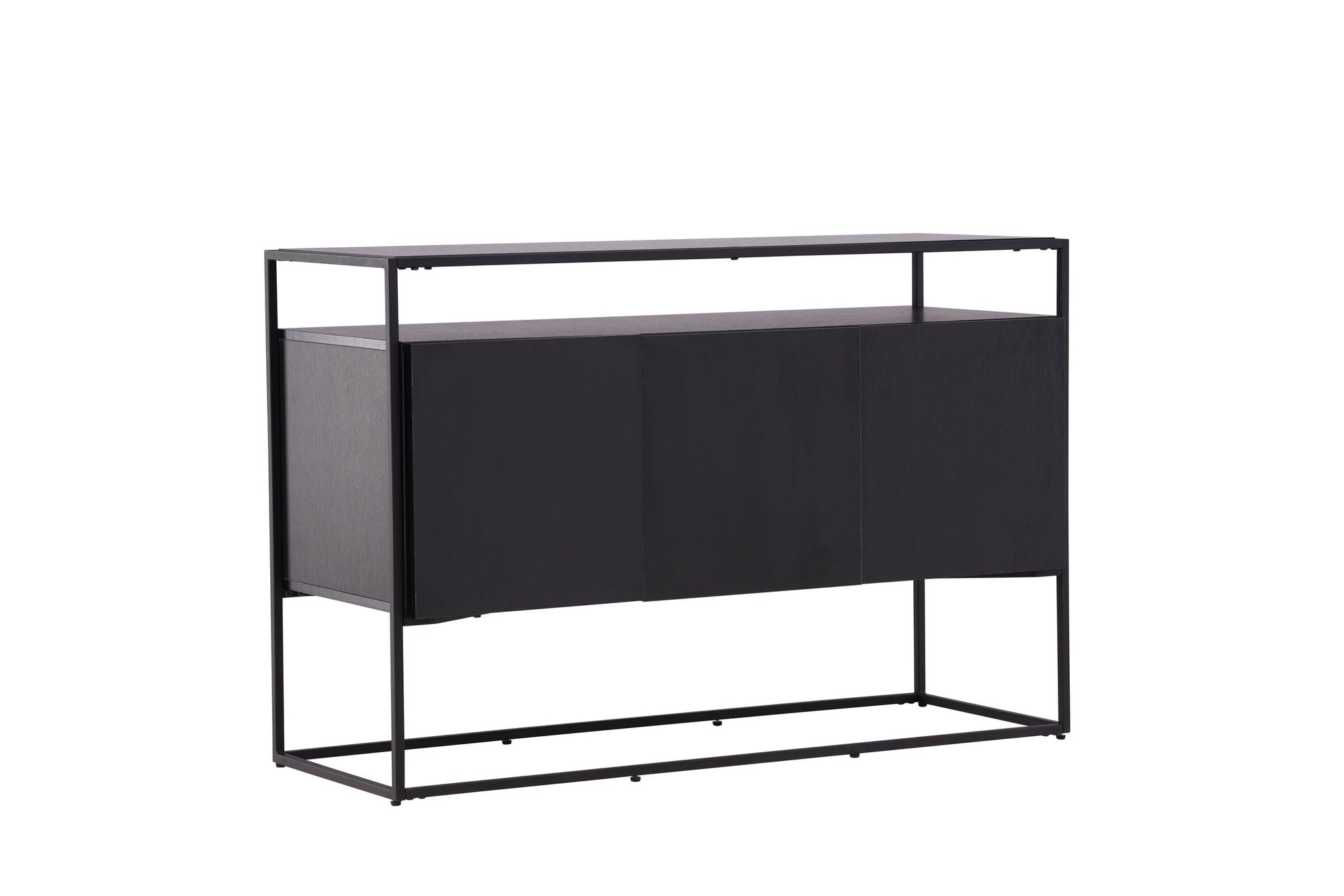 Venture Home Kingsport skab - Black / Smoked Black MDF
