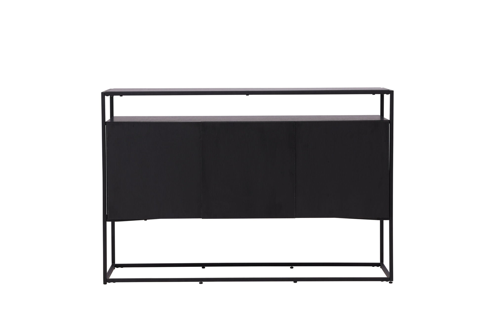 Venture Home Kingsport skab - Black / Smoked Black MDF