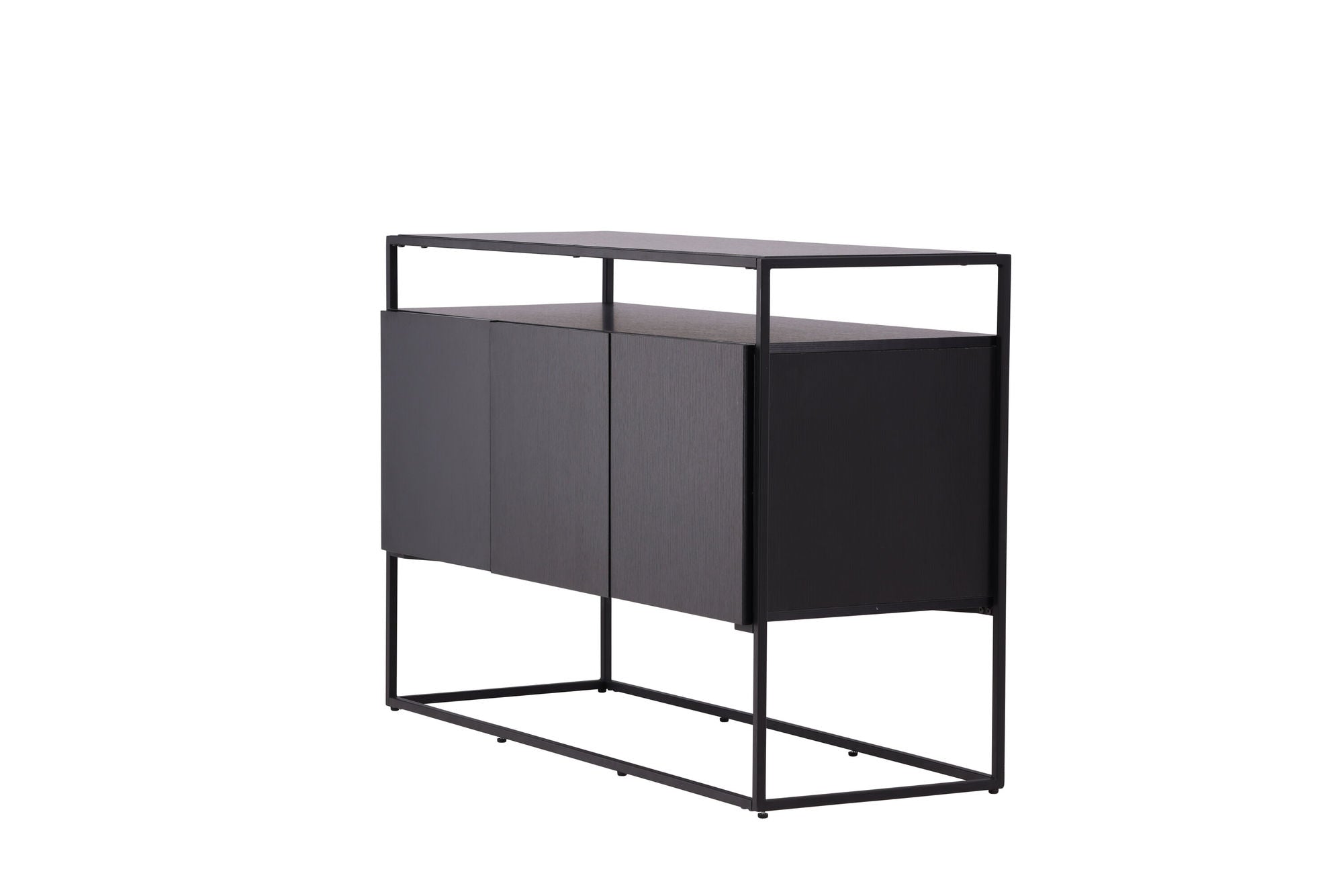 Venture Home Kingsport skab - Black / Smoked Black MDF
