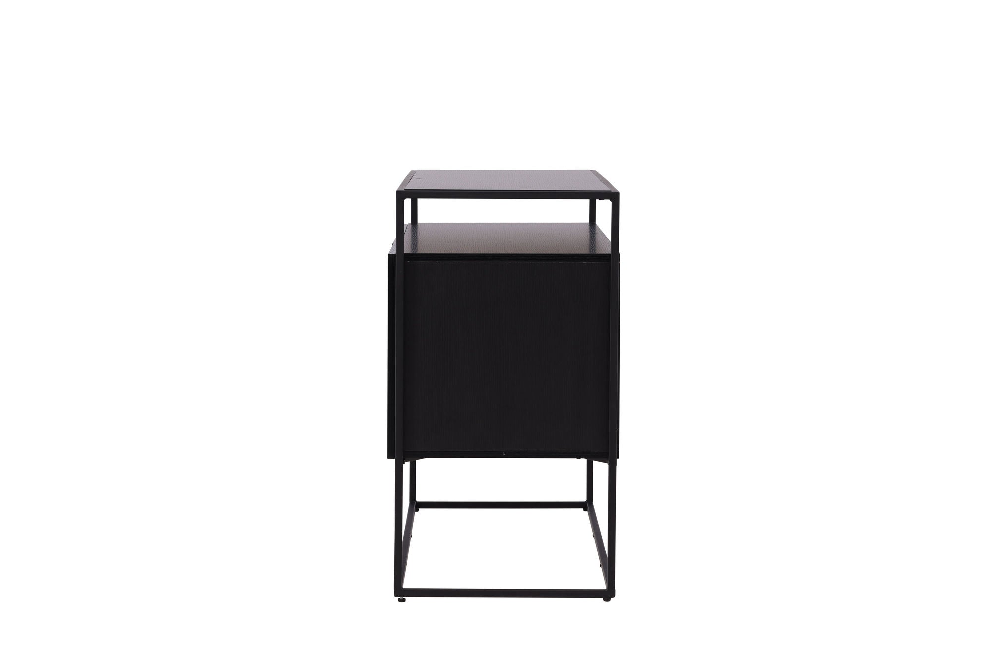 Venture Home Kingsport skab - Black / Smoked Black MDF