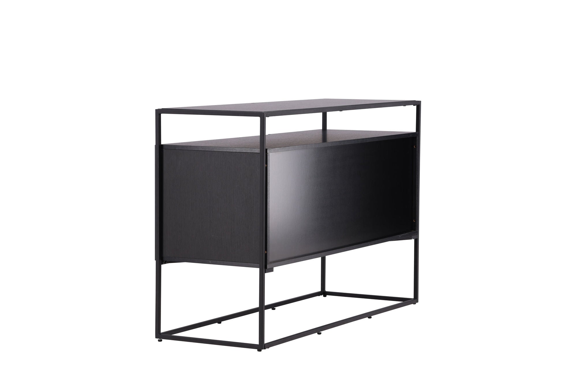 Venture Home Kingsport skab - Black / Smoked Black MDF