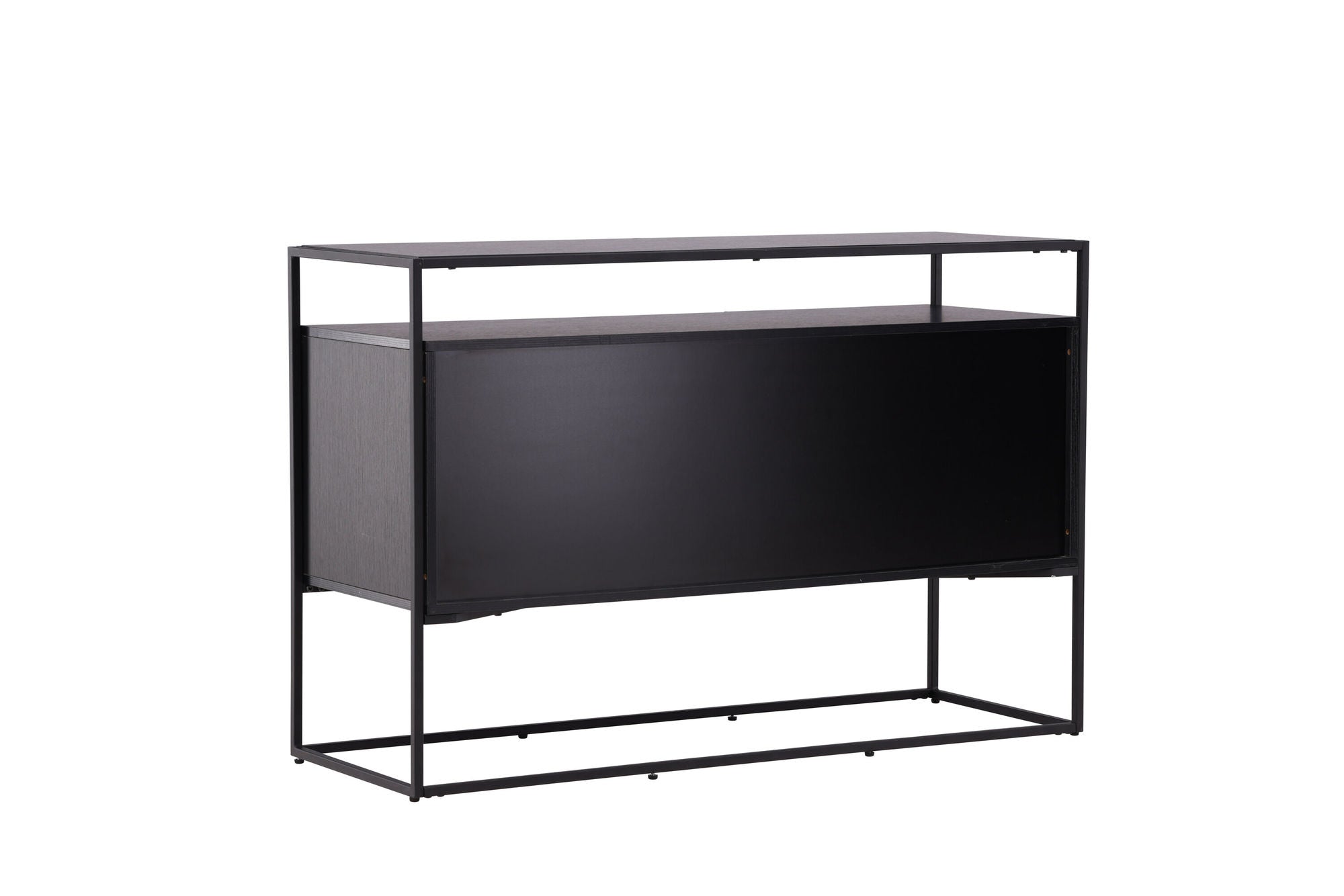 Venture Home Kingsport skab - Black / Smoked Black MDF