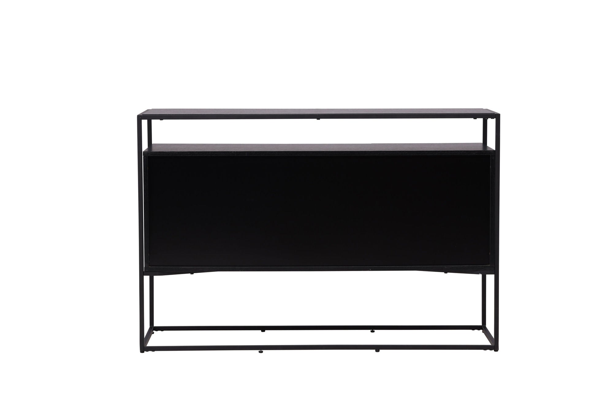 Venture Home Kingsport skab - Black / Smoked Black MDF