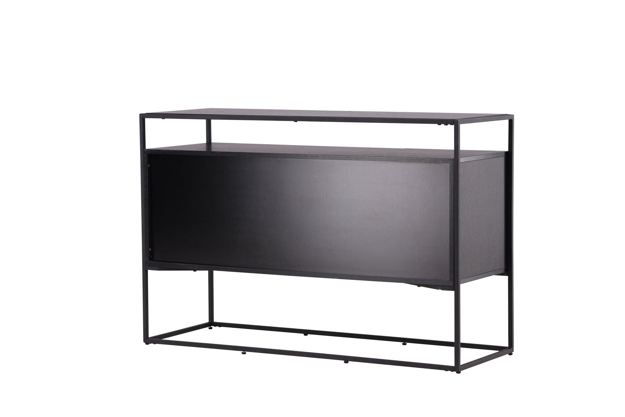 Venture Home Kingsport skab - Black / Smoked Black MDF