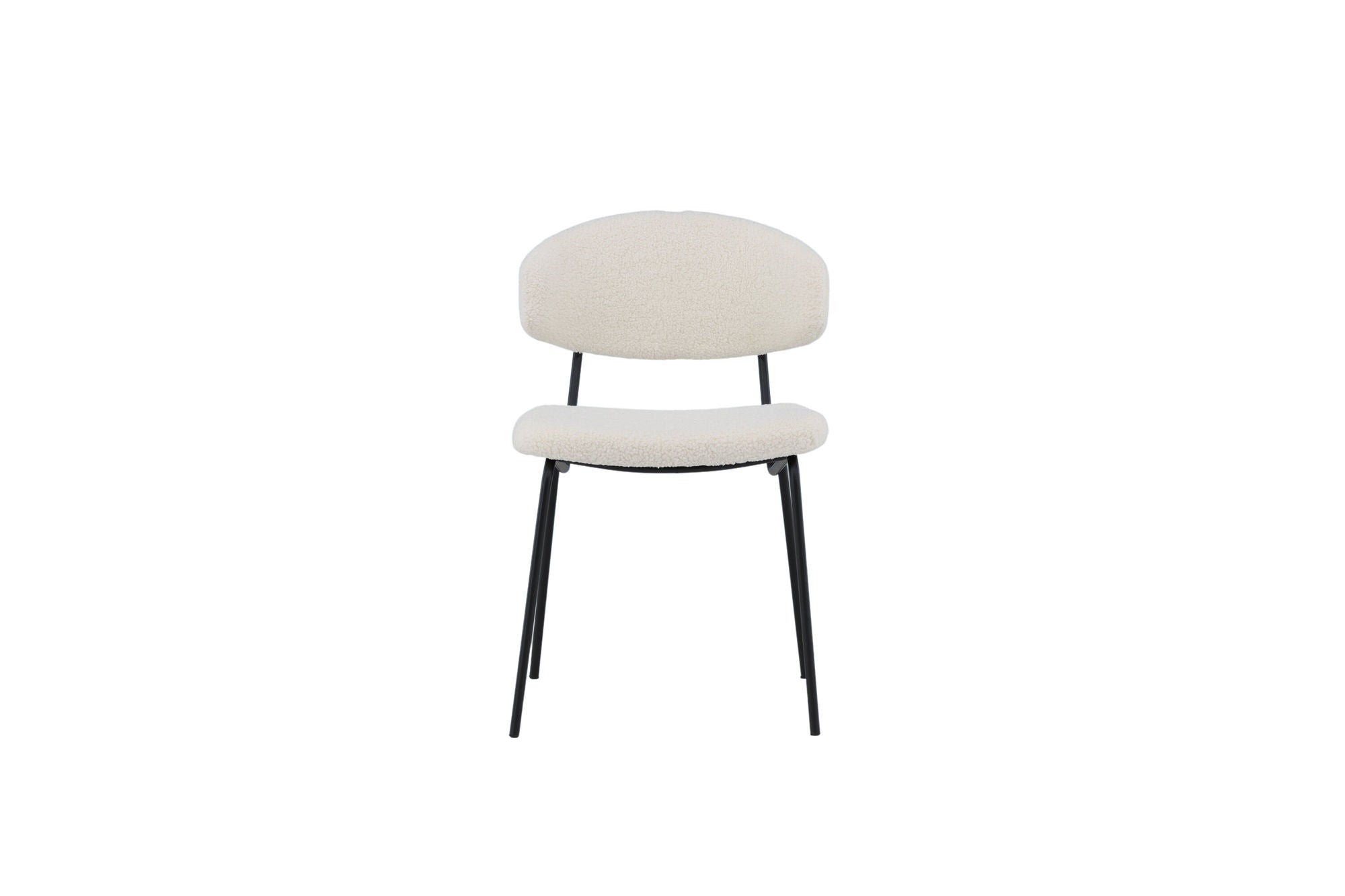 Venture Home Chico Spisebordsstol 2-pack - Black / White Boucle