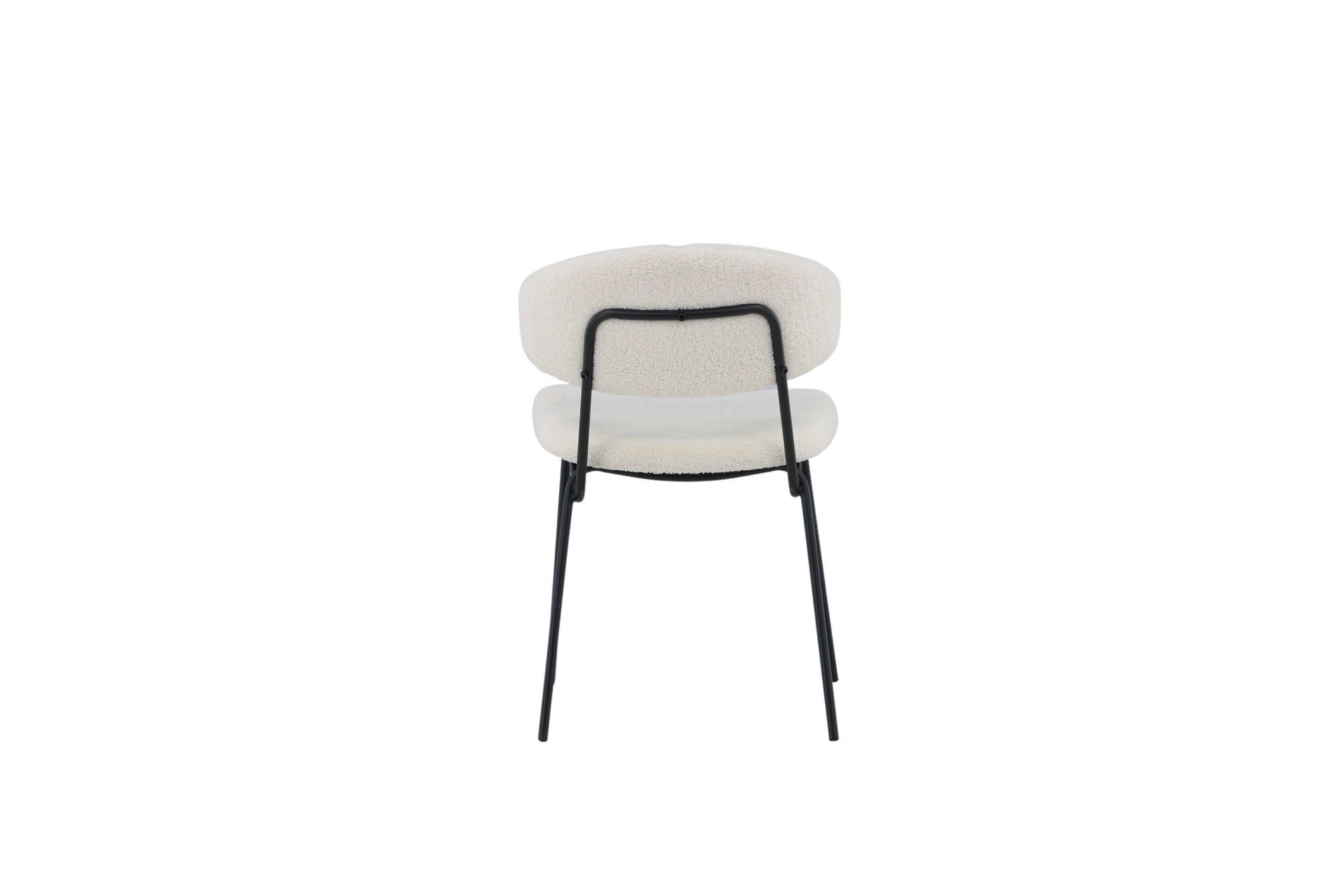 Venture Home Chico Spisebordsstol 2-pack - Black / White Boucle