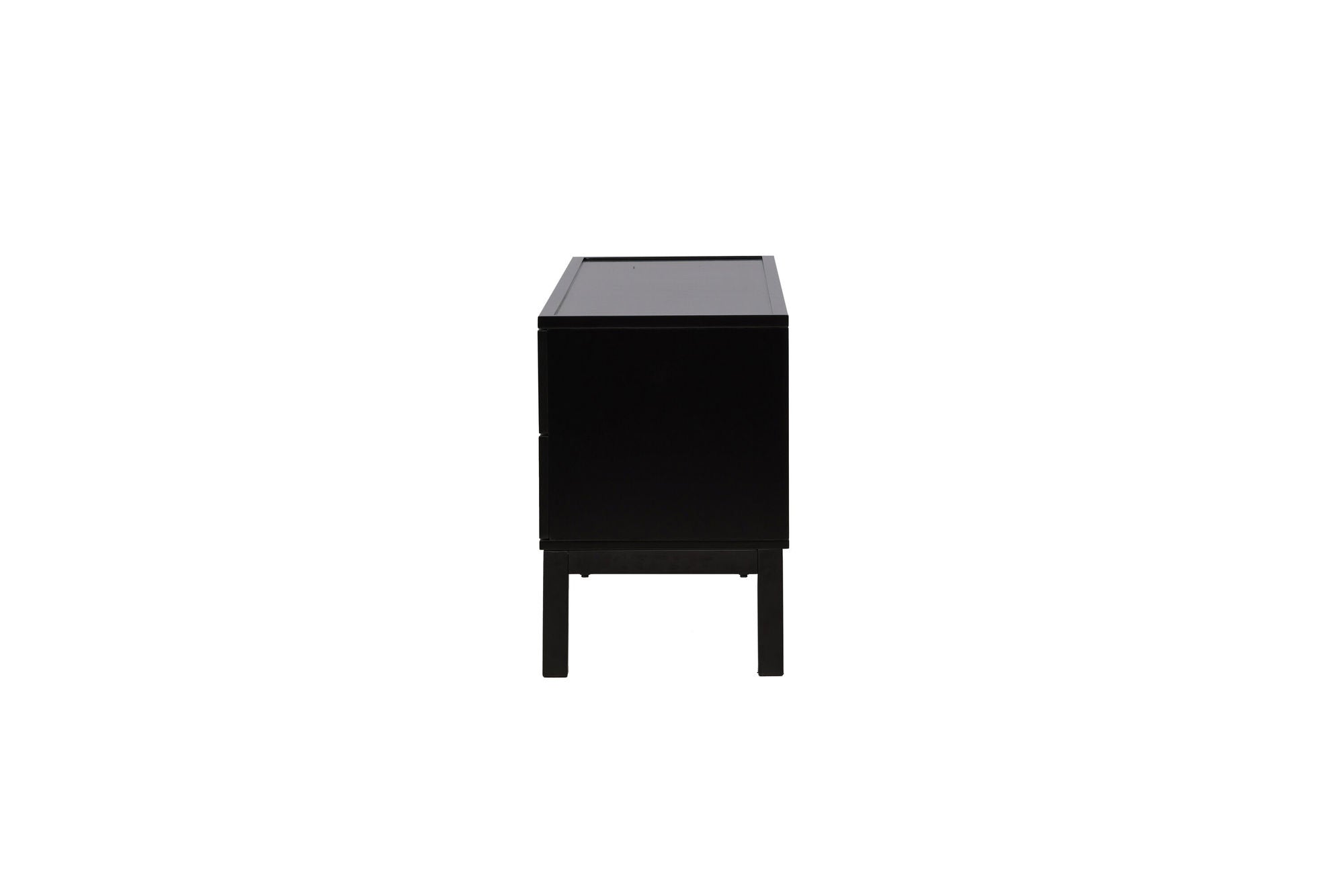 Venture Home Alcoa skab - Black / Matte Black MDF