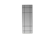 Venture Home Lake Large spejl - Matte black / Clear spejl glass
