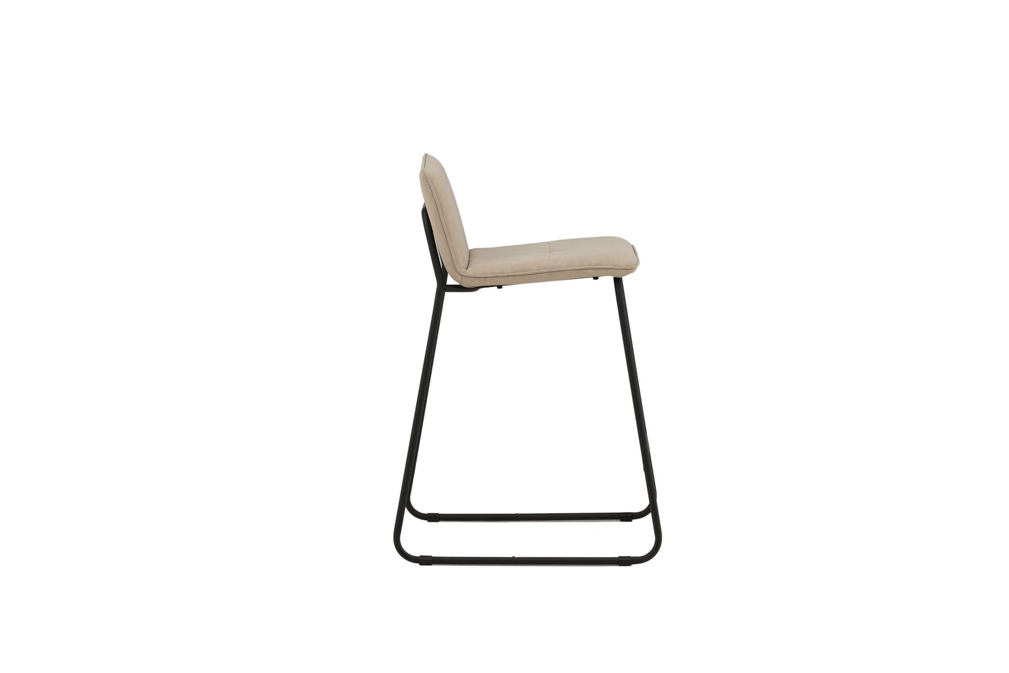 Venture Home Bisbee Bar stol 2-pack - Black / Beige Microfiber