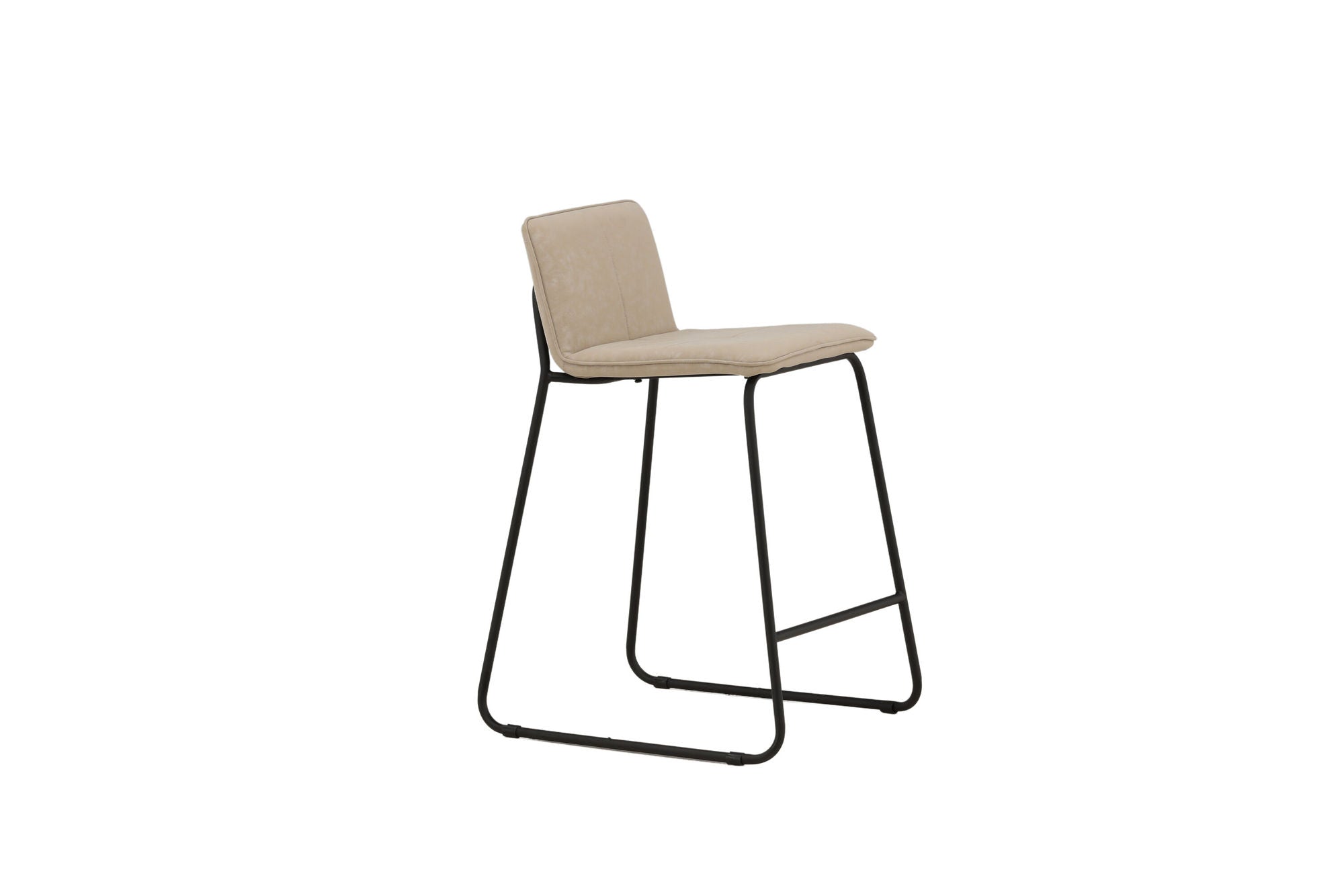 Venture Home Bisbee Bar stol 2-pack - Black / Beige Microfiber
